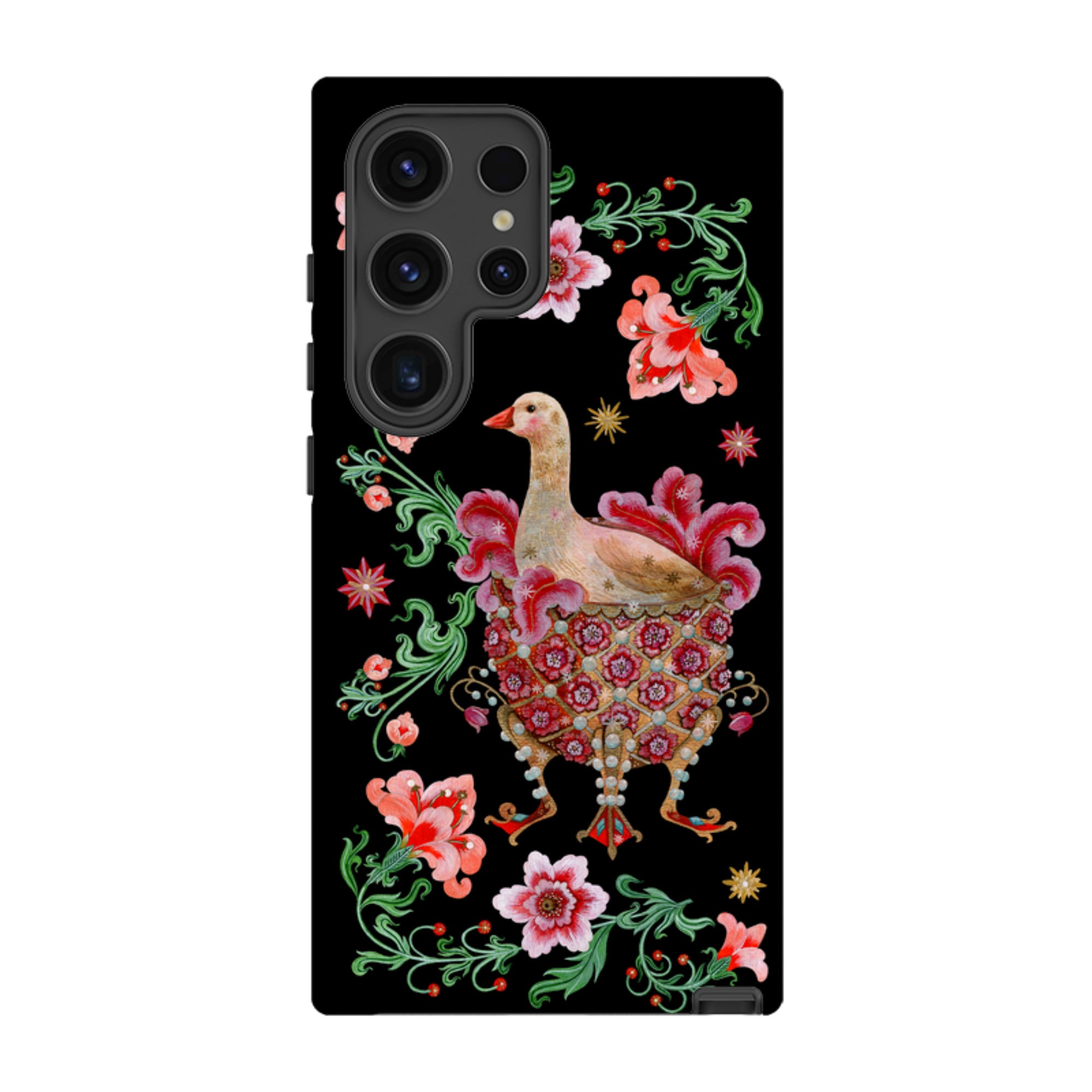 Samsung Tough  Case - Six Geese A Laying By Maria Matos