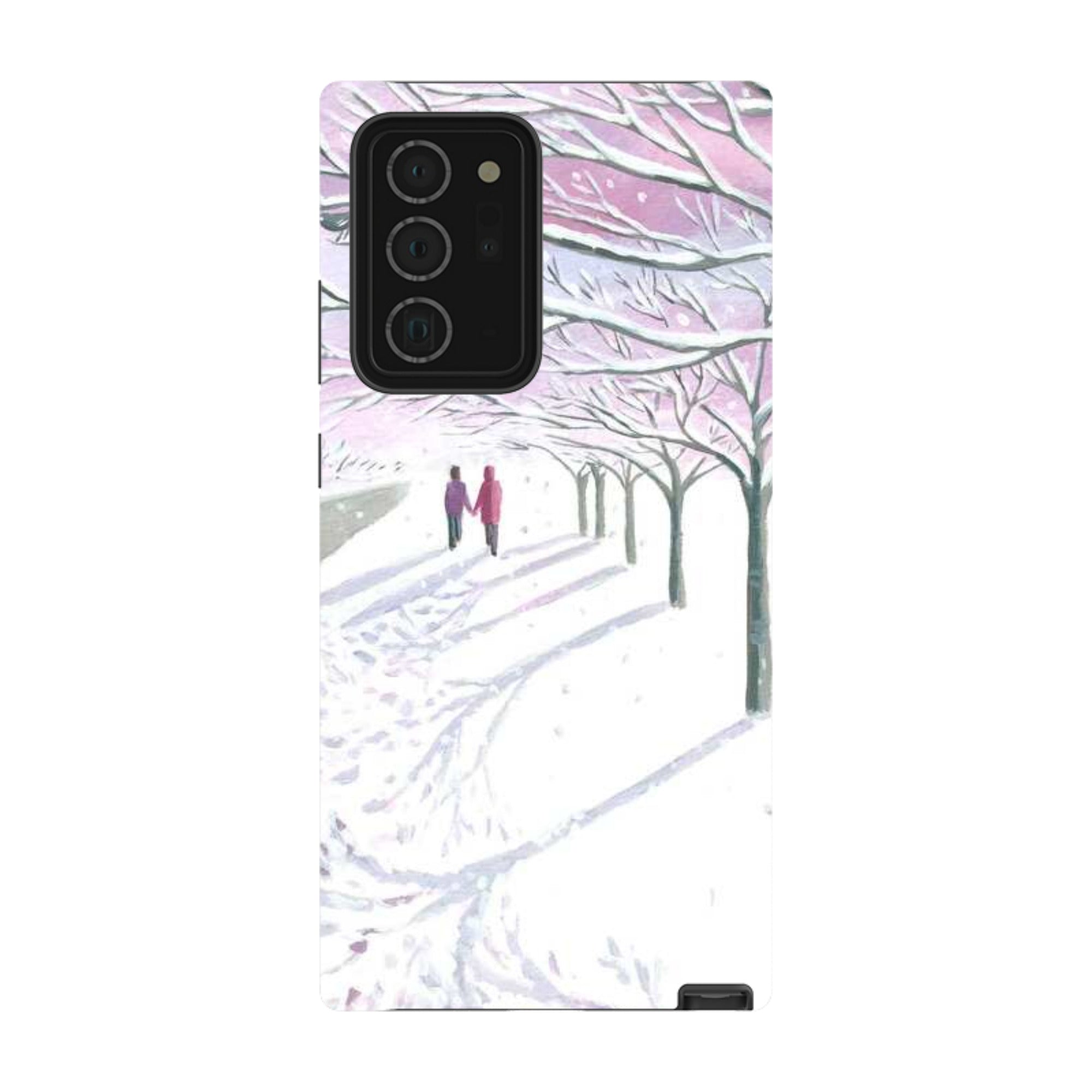 Samsung Tough Case - Snowy Park By Mary Stubberfield