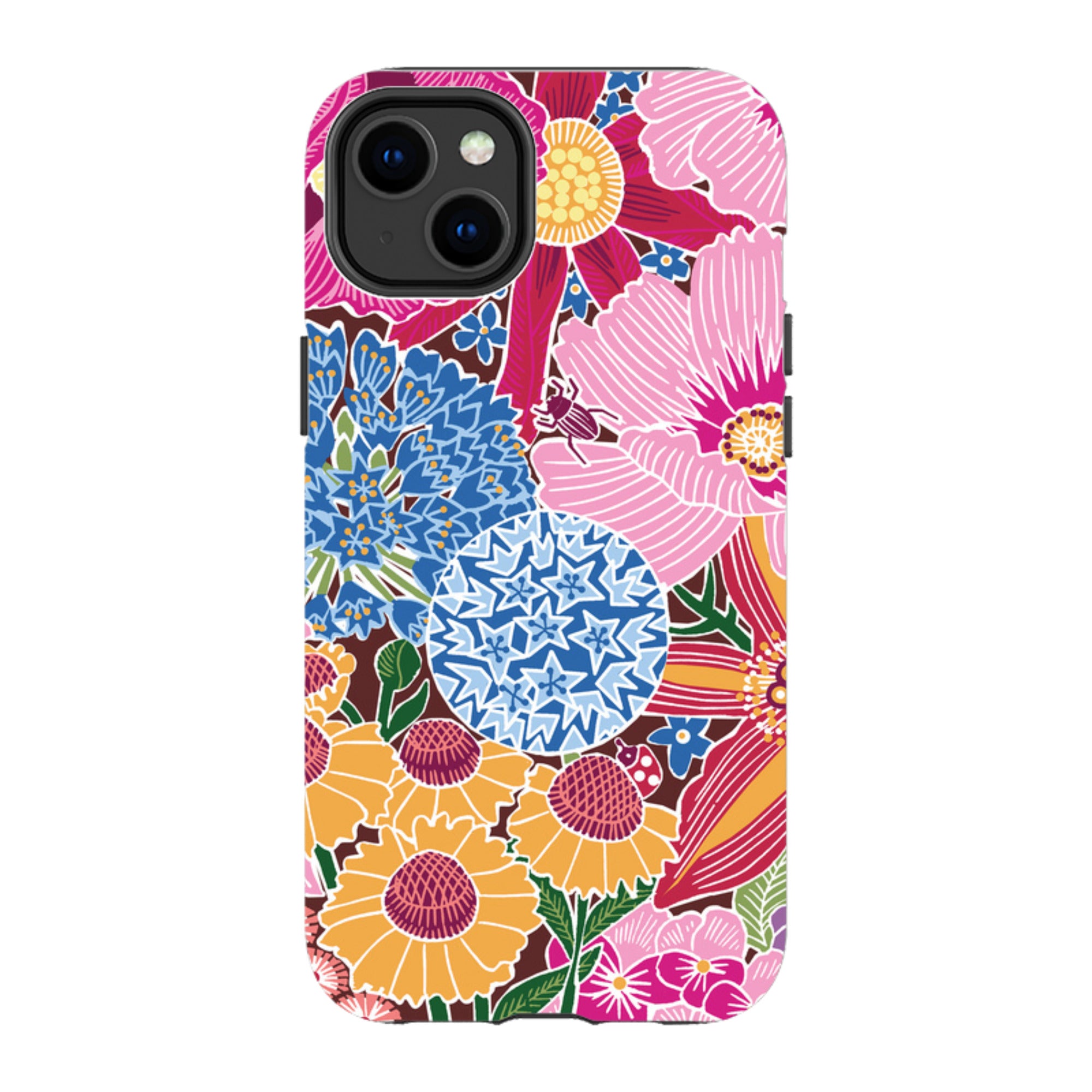 iPhone Tough Case - Jigsaw Floral 2 By Kate Heiss