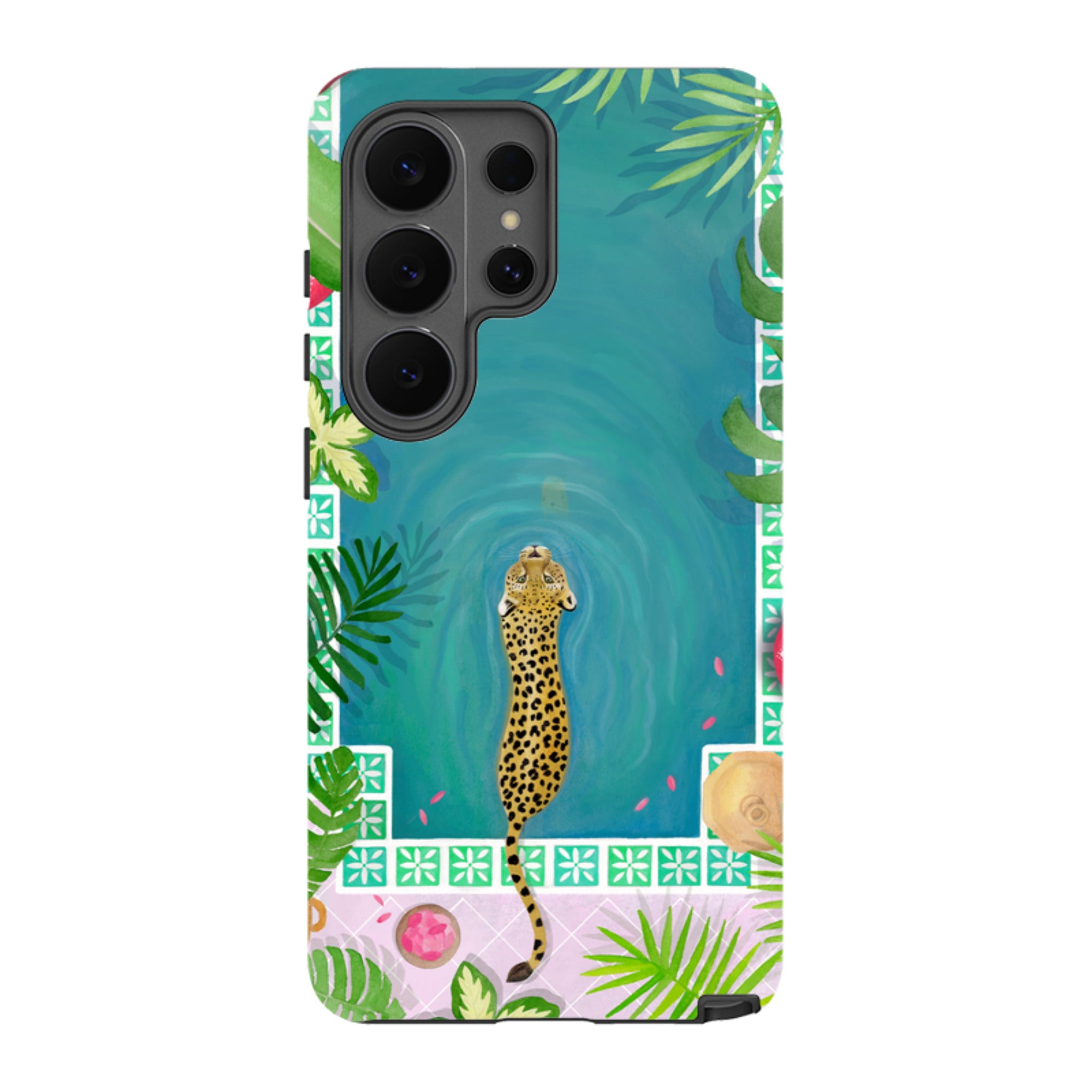 Samsung Tough Case - Morocco Pool Leopard By Bex Parkin