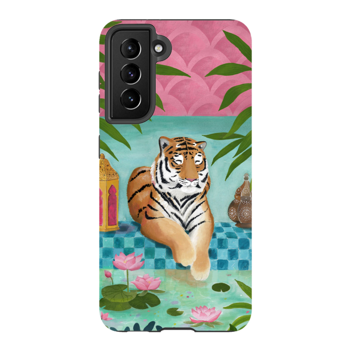 Samsung Tough Case - Lotus Tiger By Bex Parkin