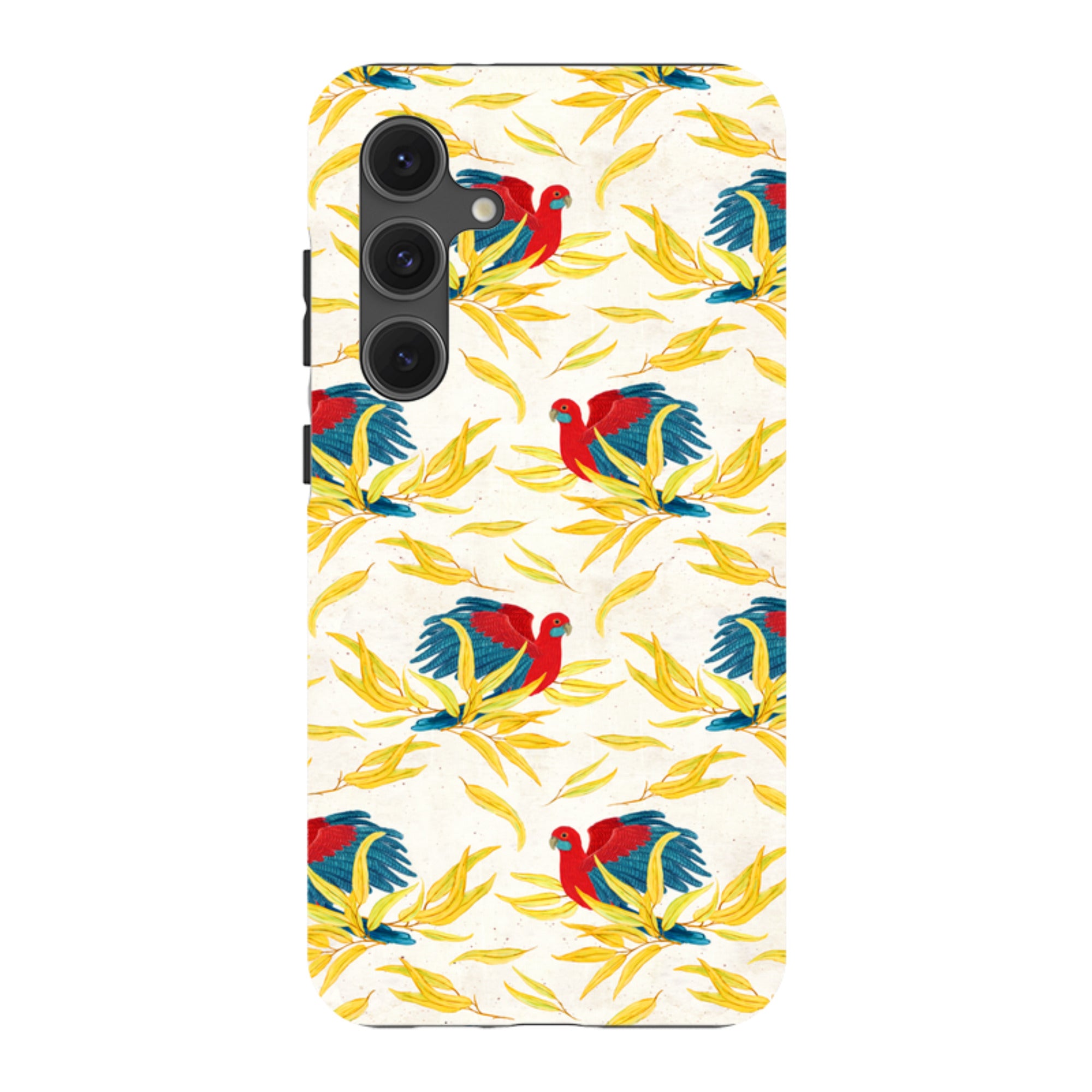 Samsung Tough Case - Crimson Rosella By Katherine Quinn