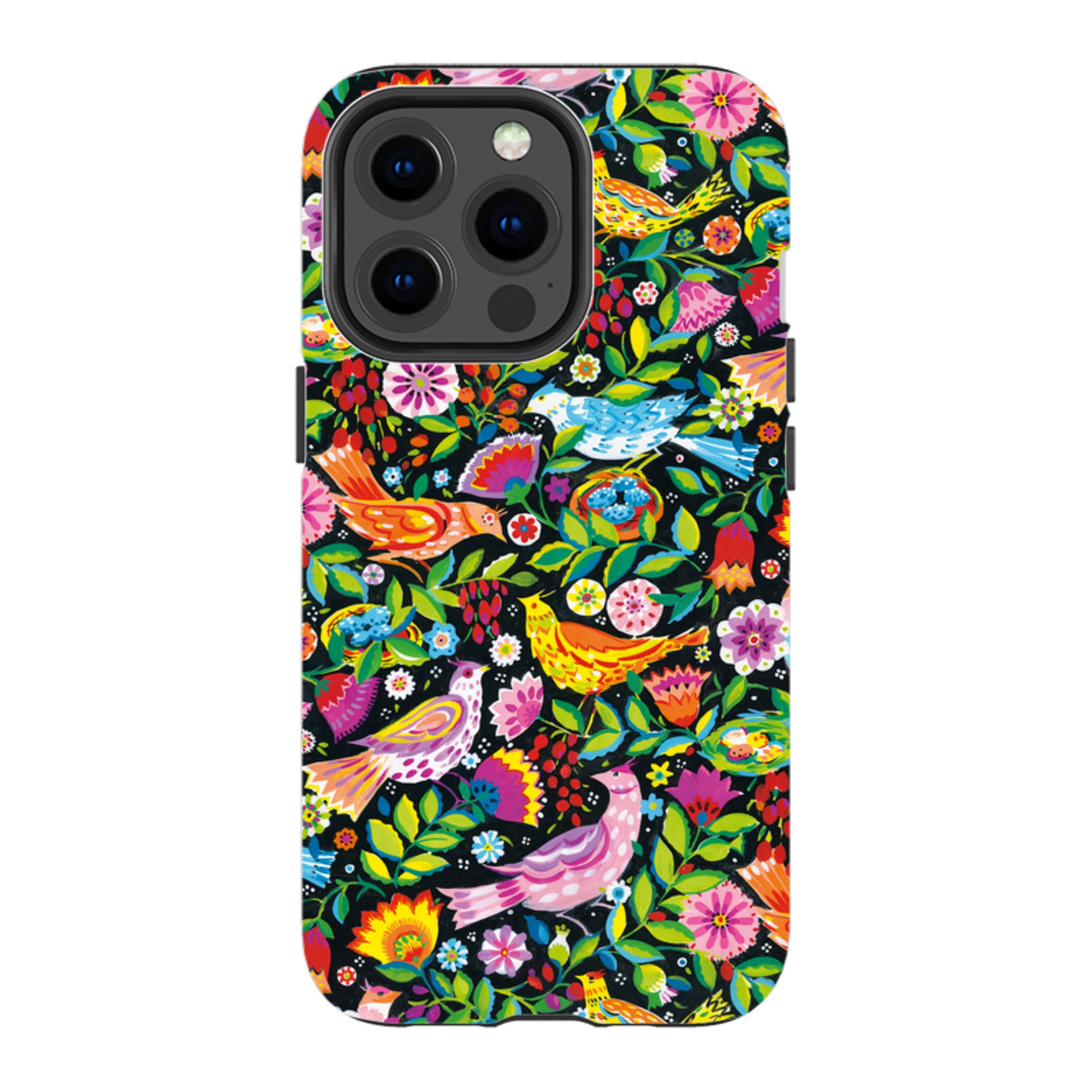 iPhone Tough Case - Folk Birds By Sarah Campbell