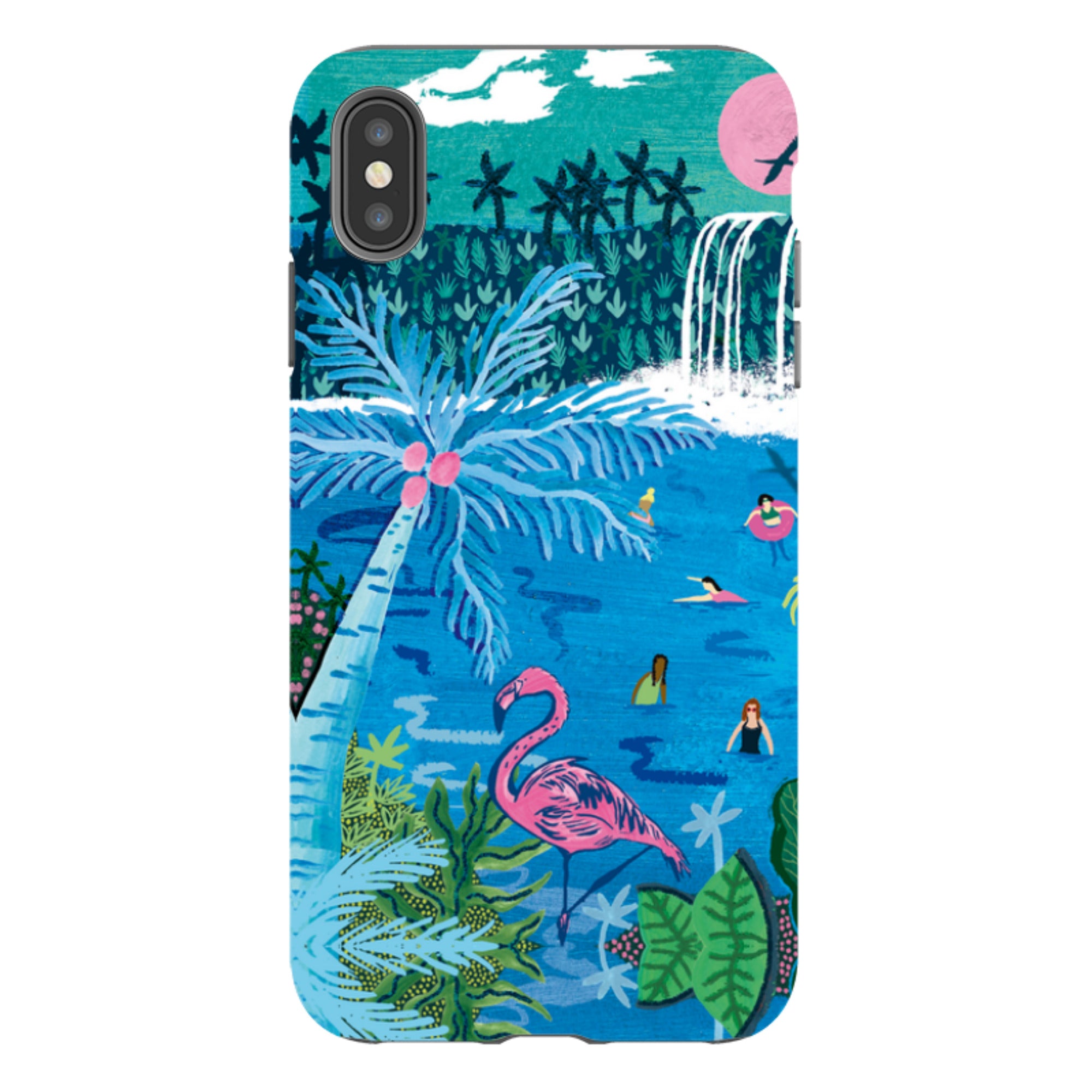 iPhone Tough Case - Palm Pool III By Emma Frances Grant