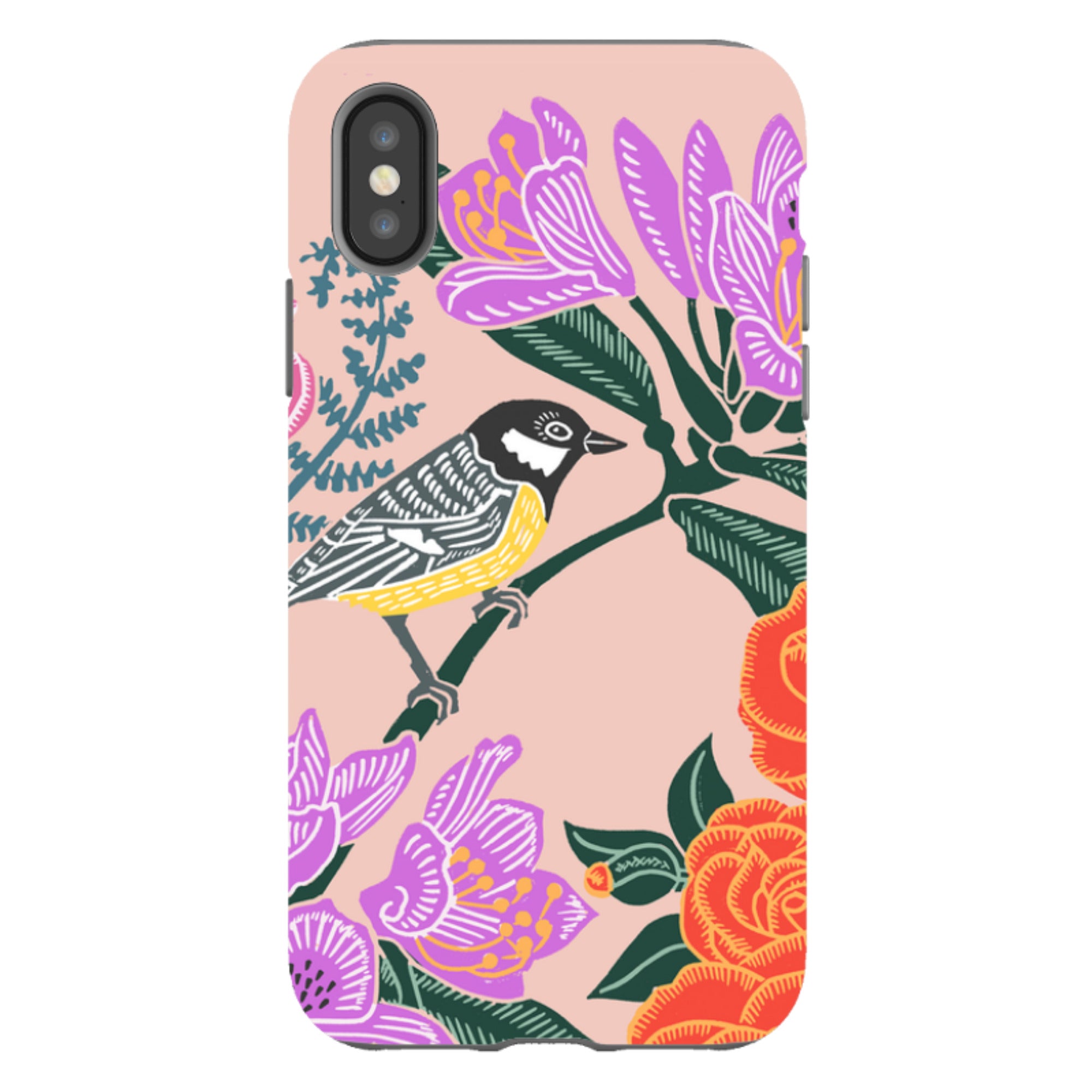 iPhone Tough Case - Camelia By Kate Heiss