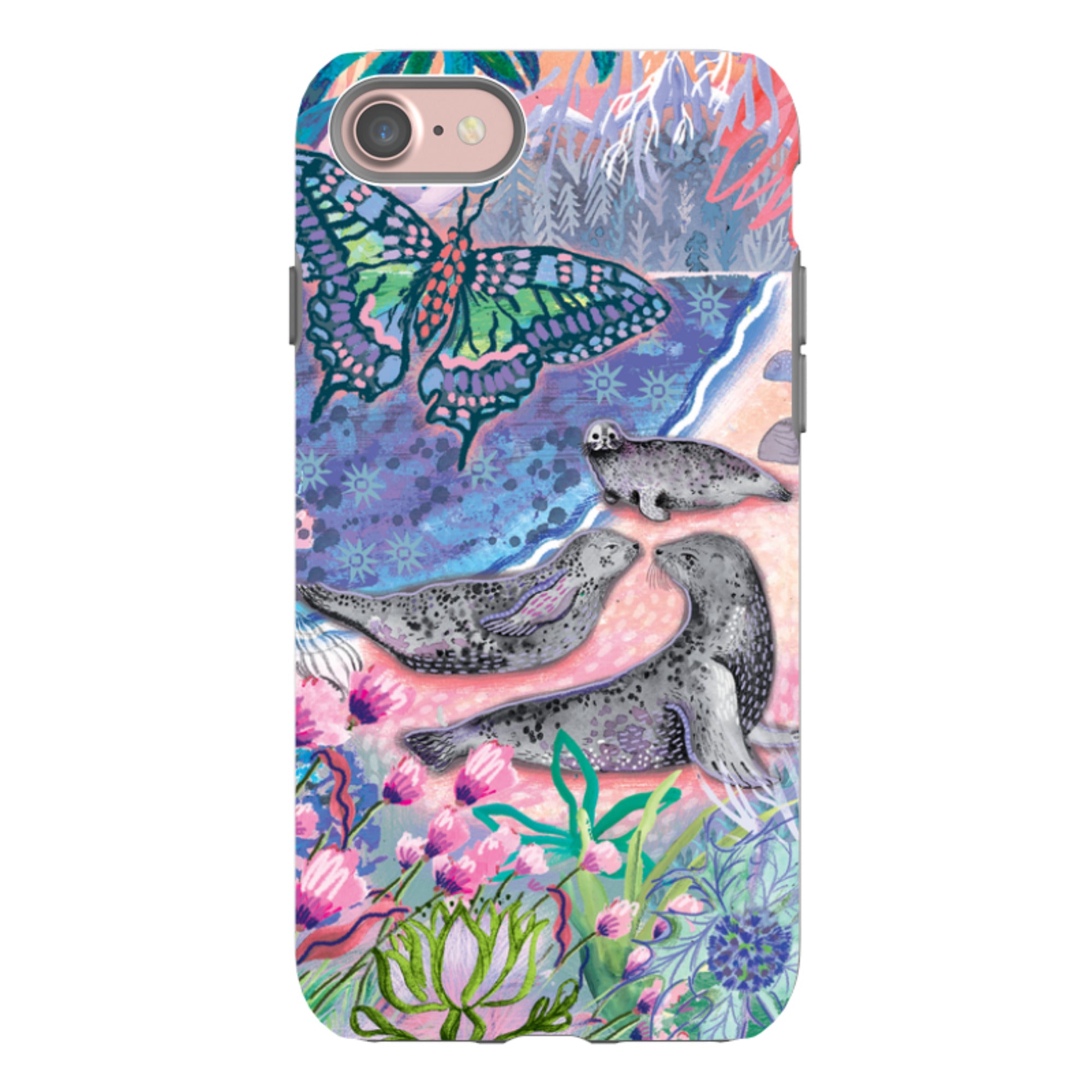 iPhone Case - Scenic Seals Of Norfolk By Emma Frances Grant