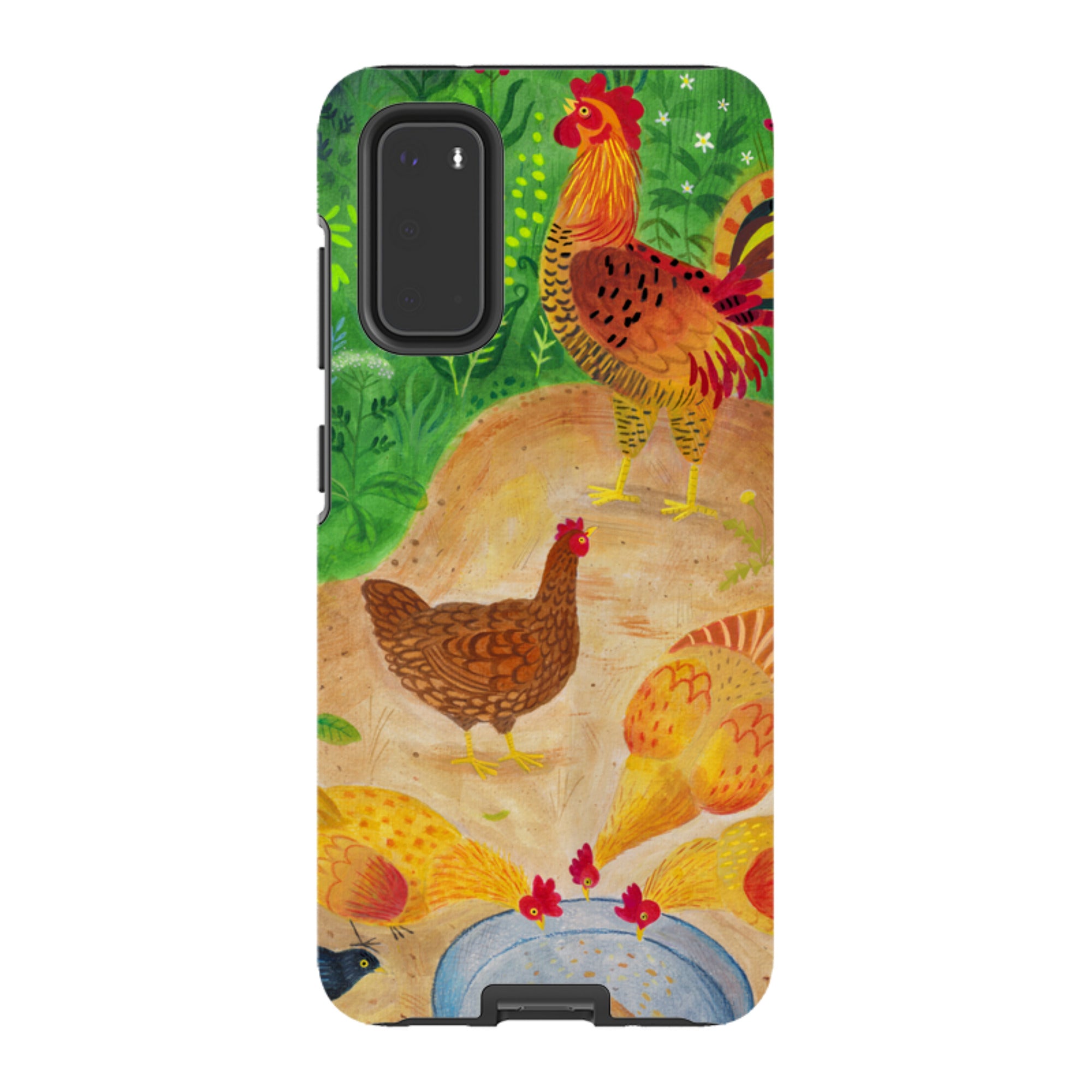 Samsung Tough Case - Chickens By Bex Parkin