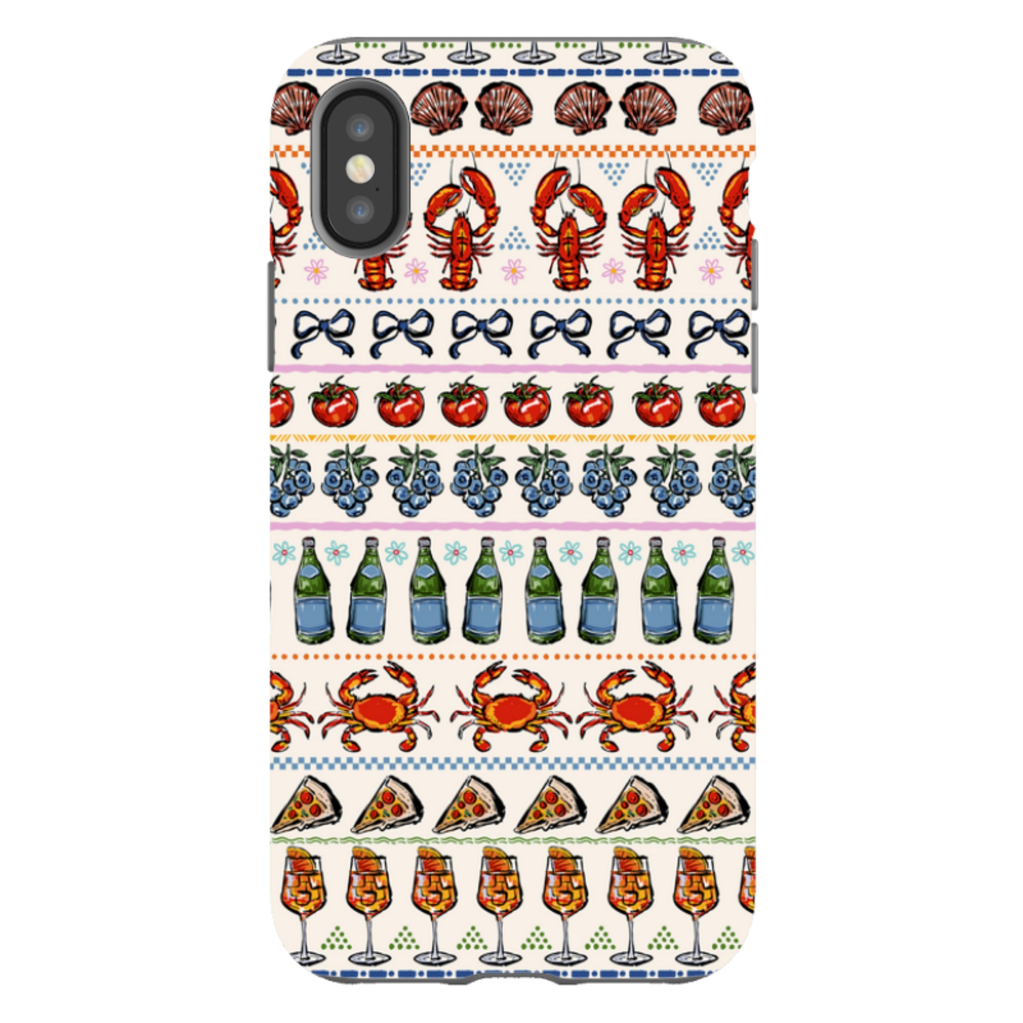 iPhone Case - Crab Pattern