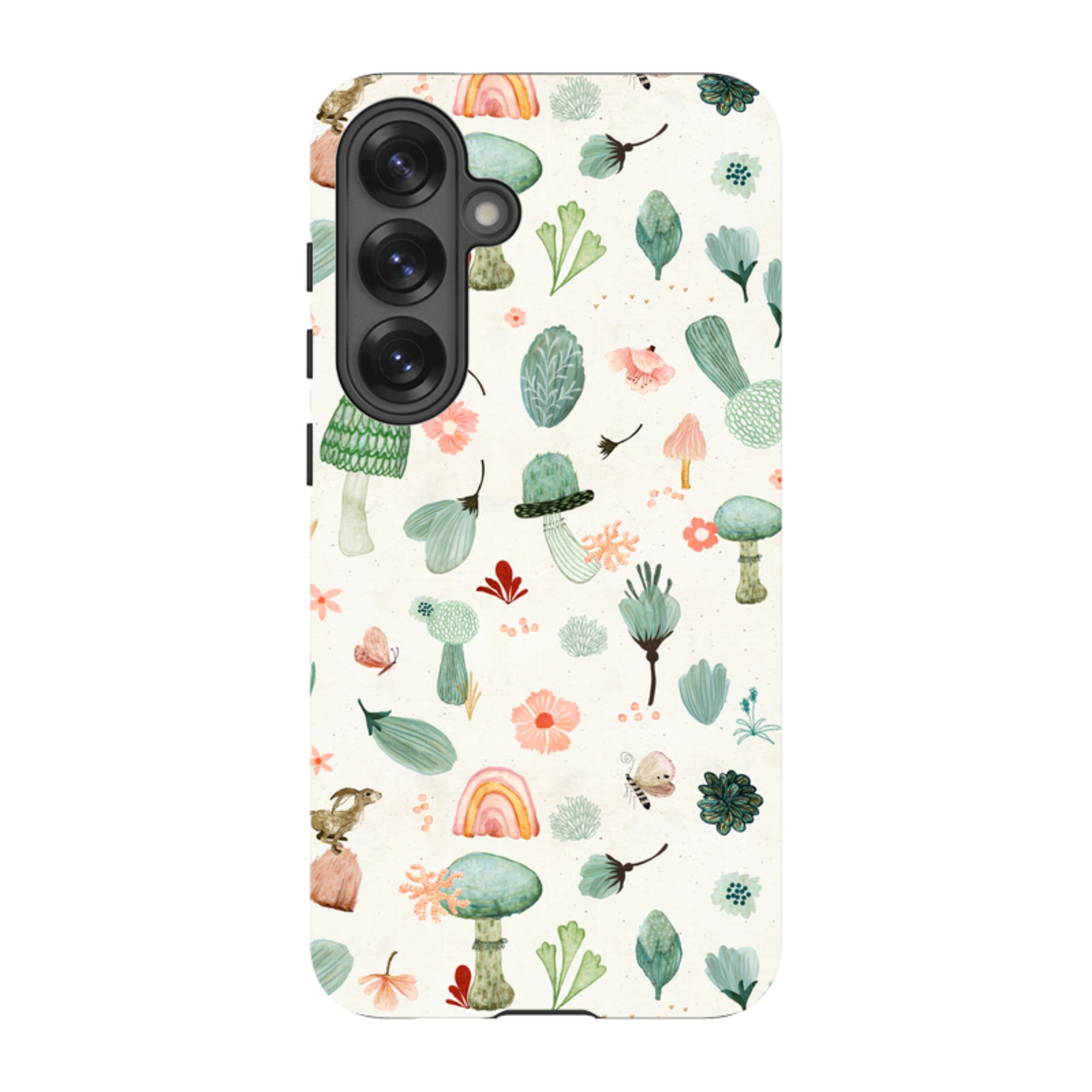 Samsung Tough Case - Mushroom World Cream By Katherine Quinn