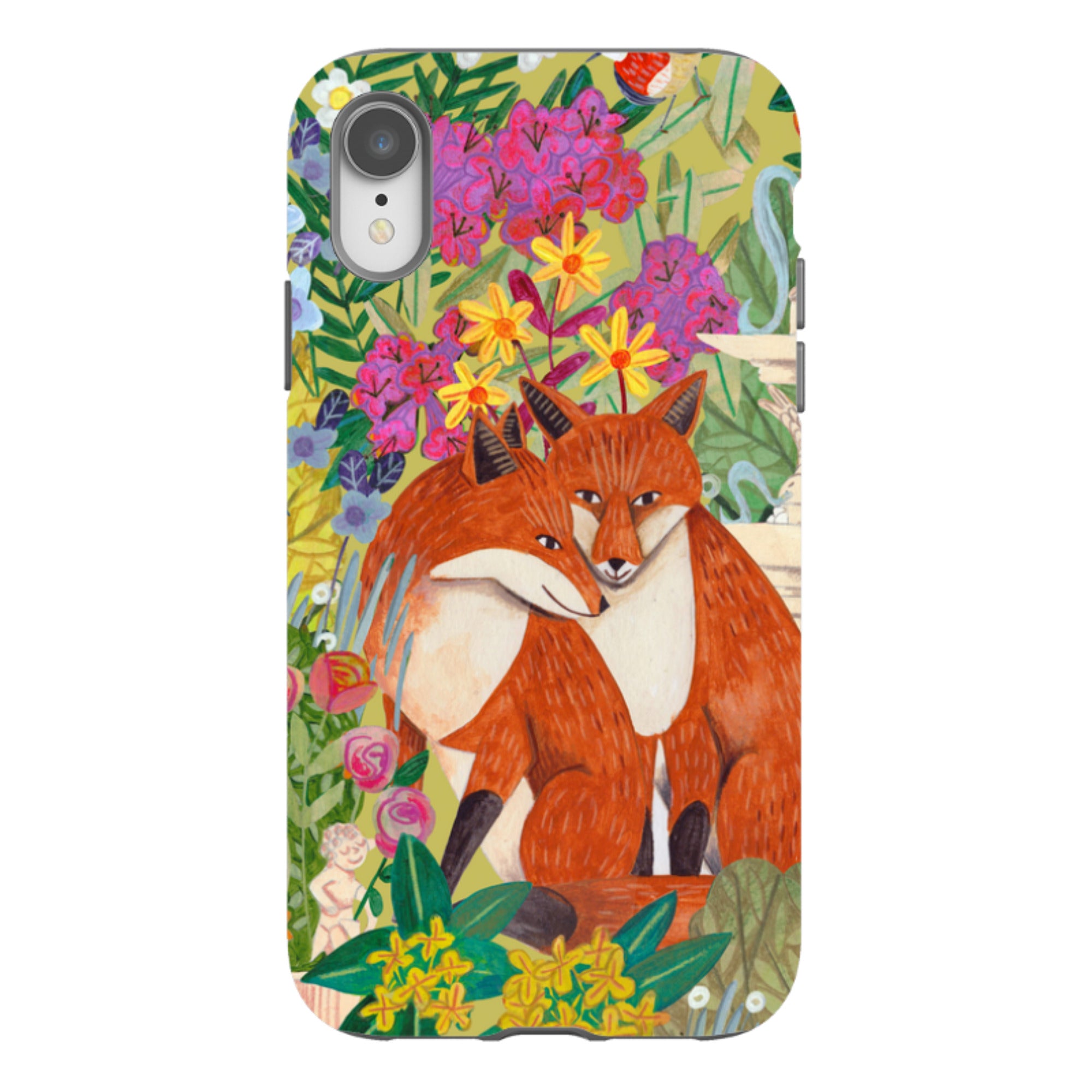 iPhone Tough Case - Foxes By Caroline Bonne Muller