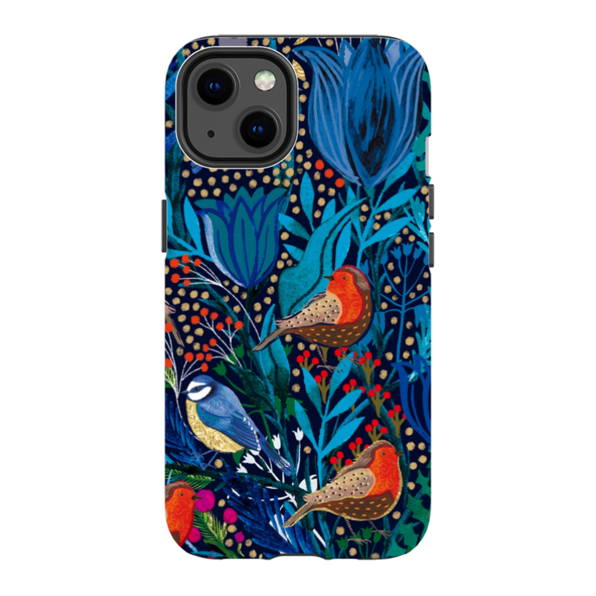 iPhone Tough Case - Xmas Robin IV By Emma Frances Grant