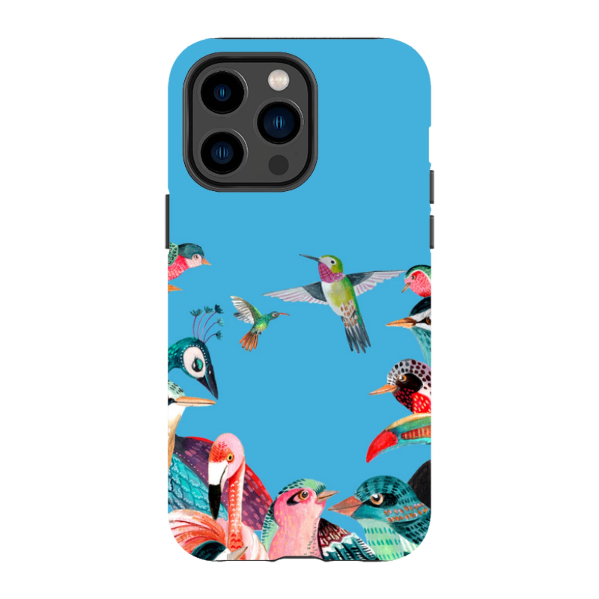 iPhone Tough Case - Blue Birds By Caroline Bonne Muller