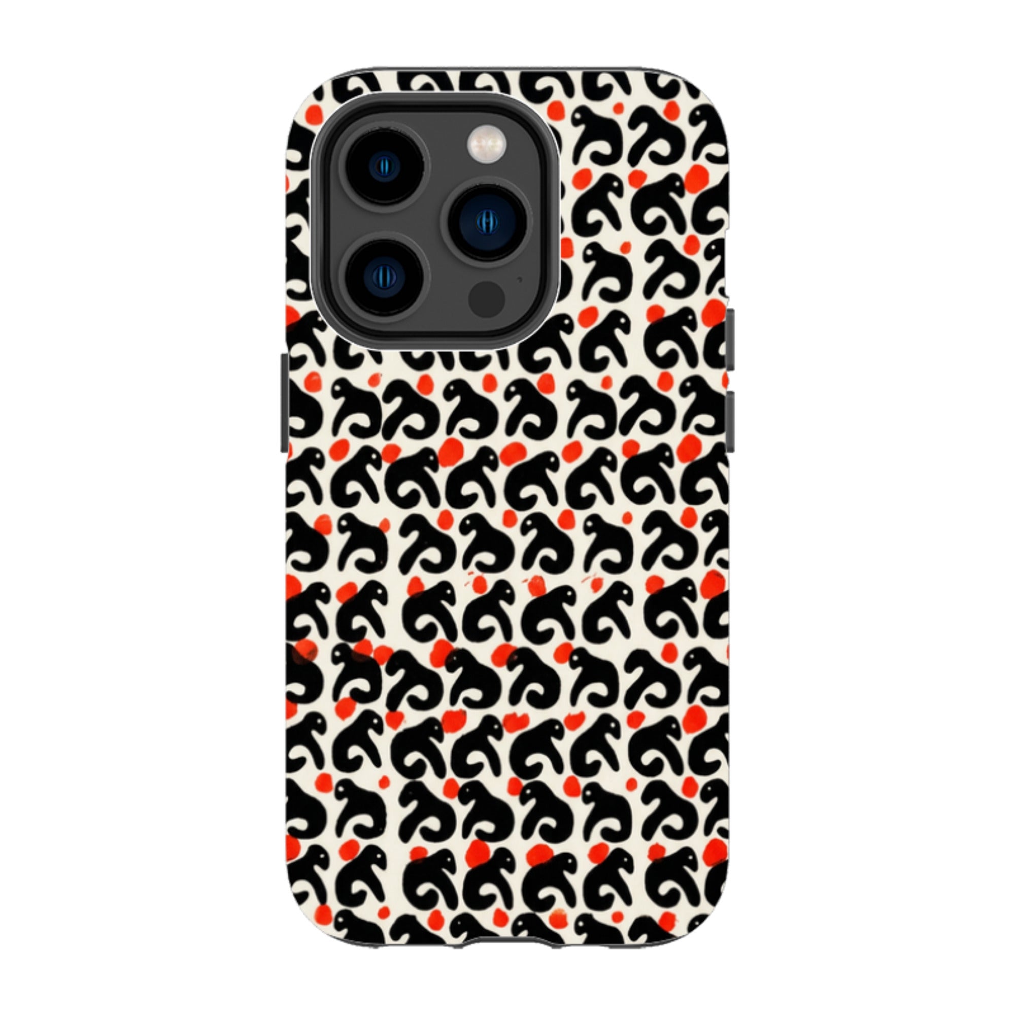 iPhone Tough Case - Abstract Cutouts