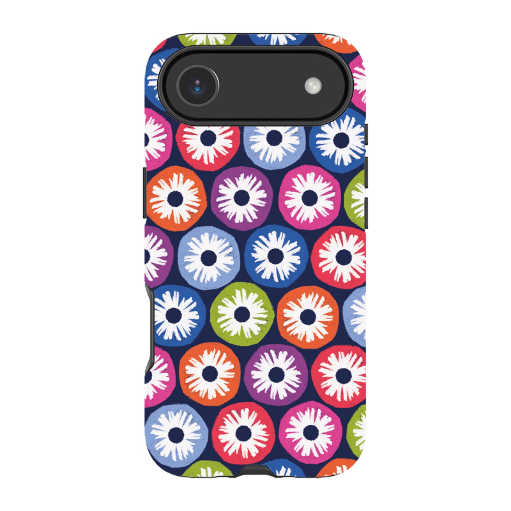 iPhone MagSafe Tough Case -  Penny Flowers Dark By Ali Brookes