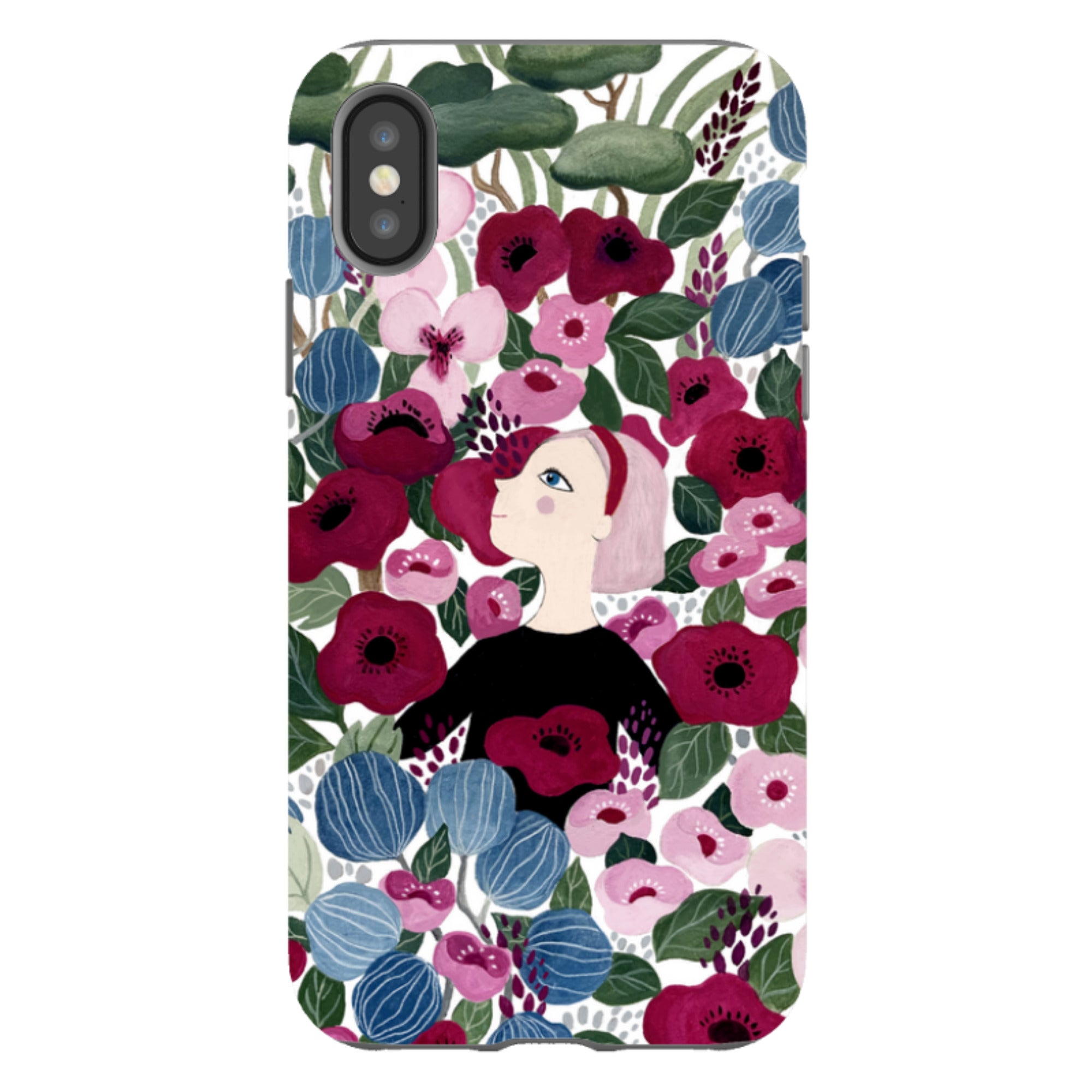 iPhone Tough Case - Flower Garden By Bex Parkin
