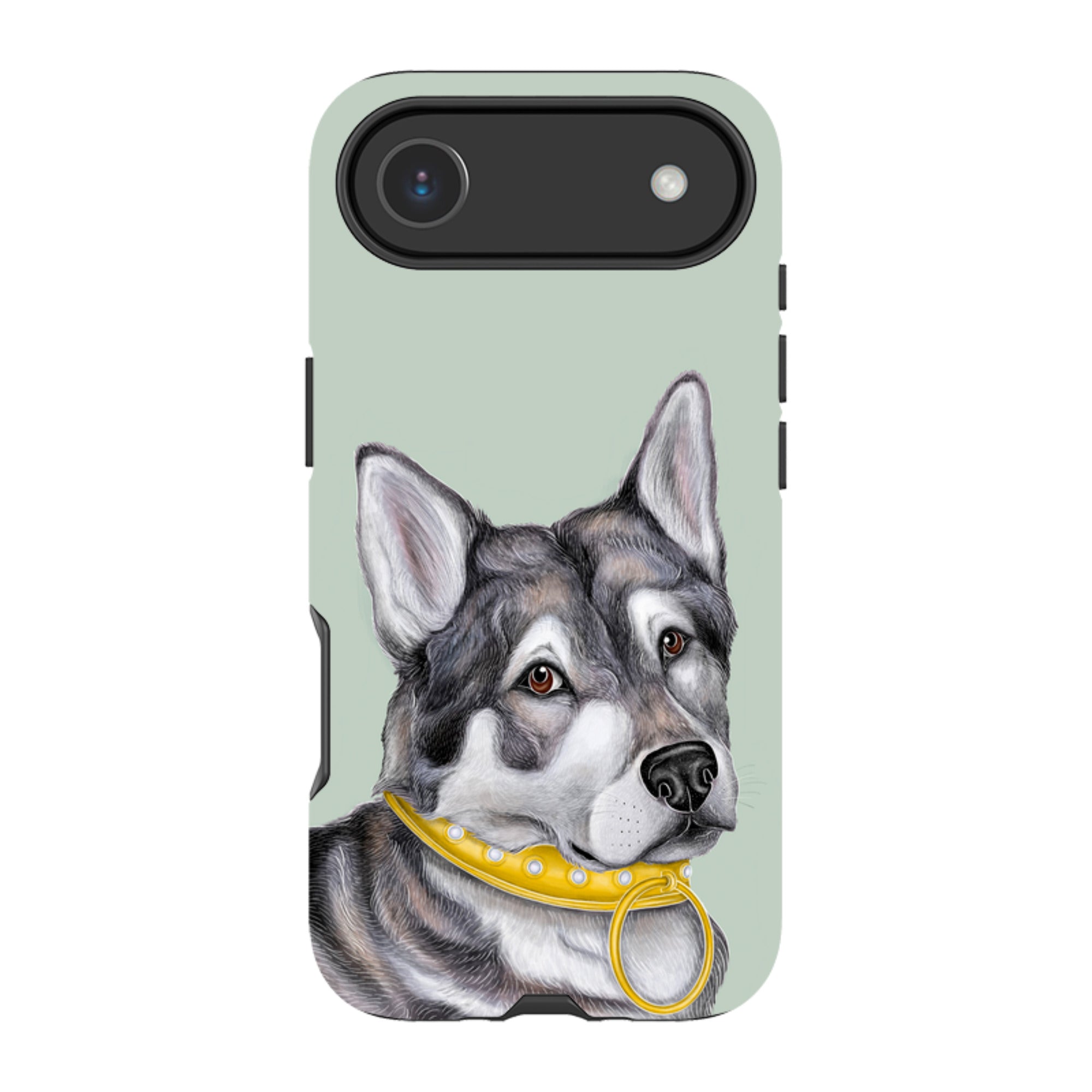 iPhone Tough Case - Huskey By Catherine Rowe