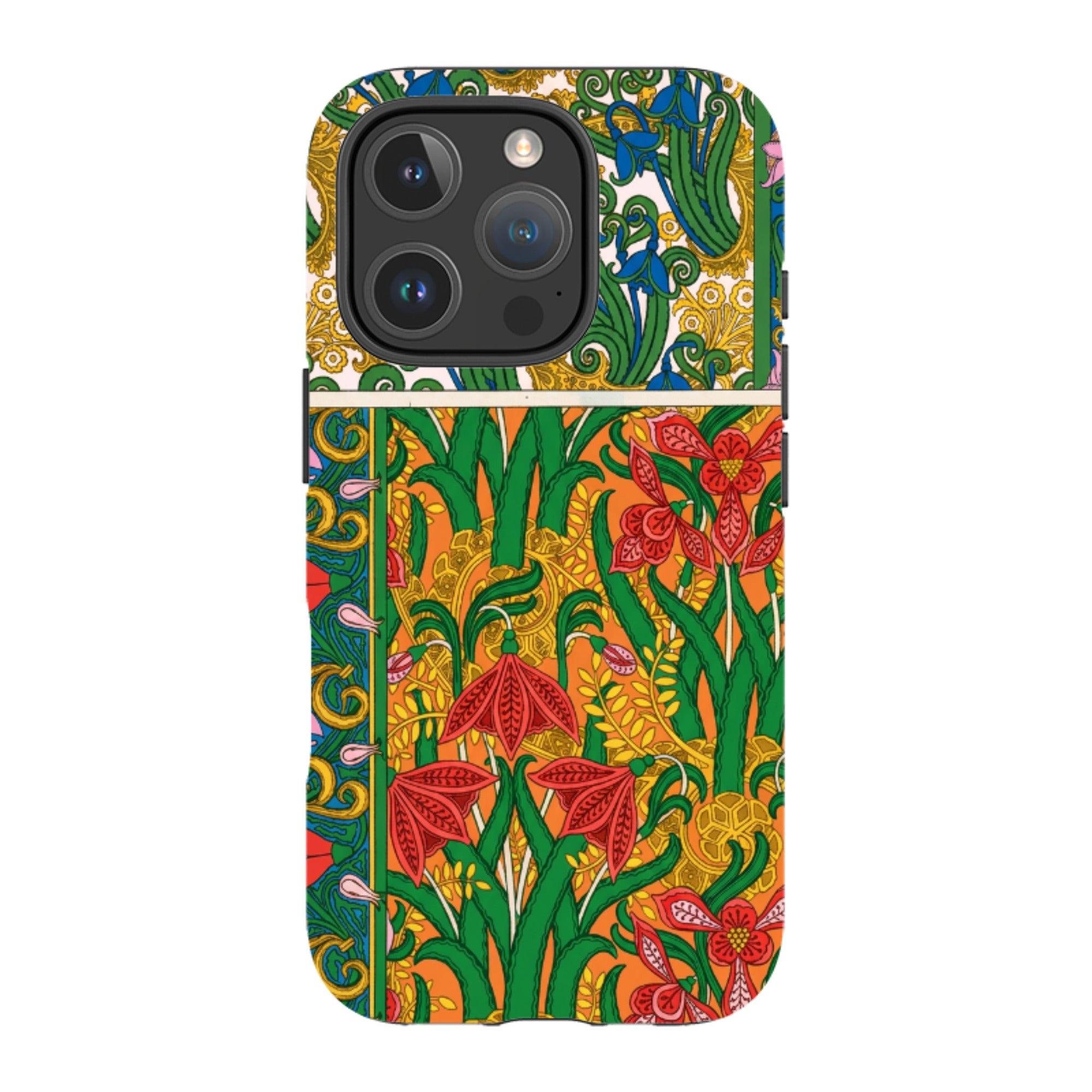 iPhone MagSafe Tough Case - Vintage Art Nouveau Lily