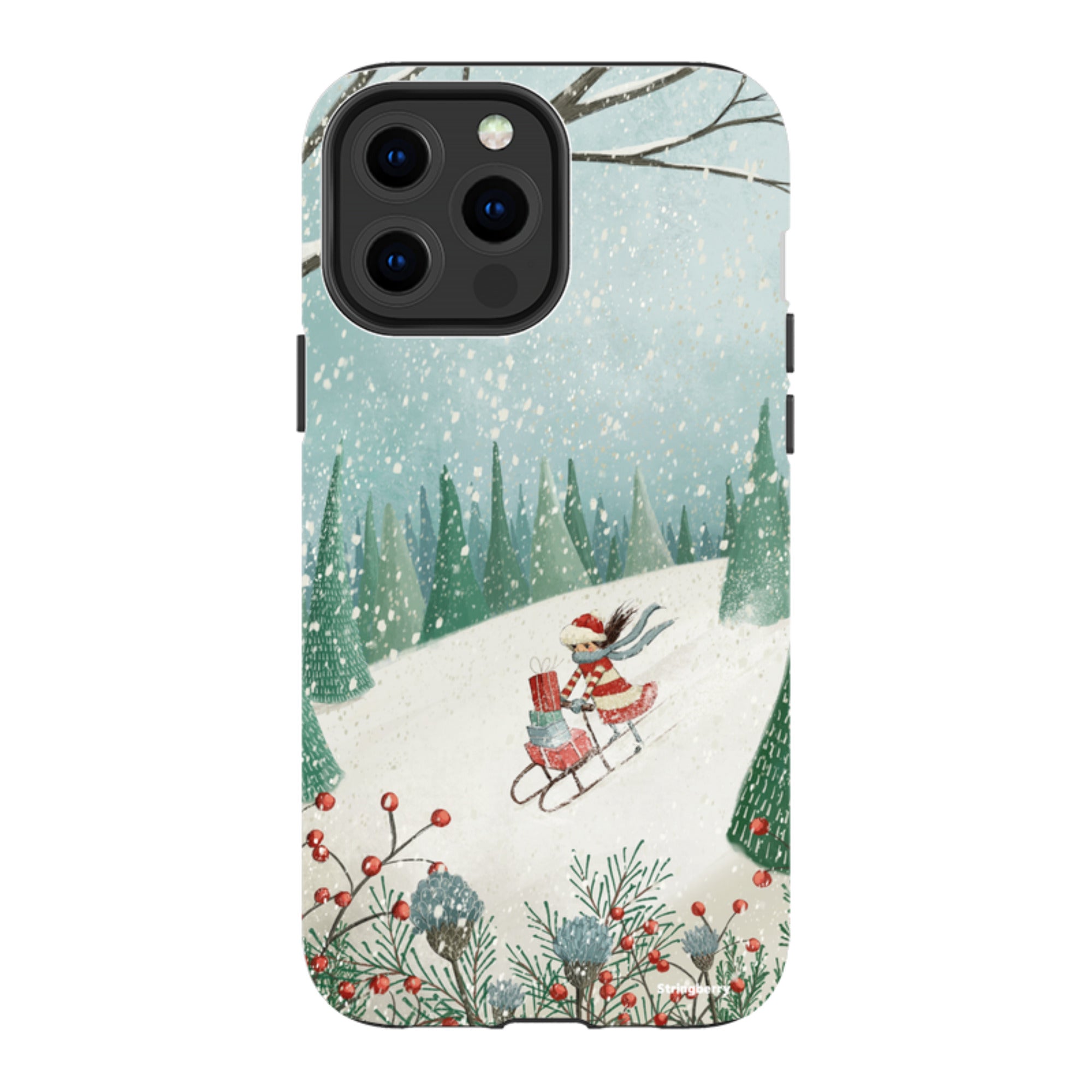 iPhone Tough Case - Sleigh Delivery By Maja Lindberg
