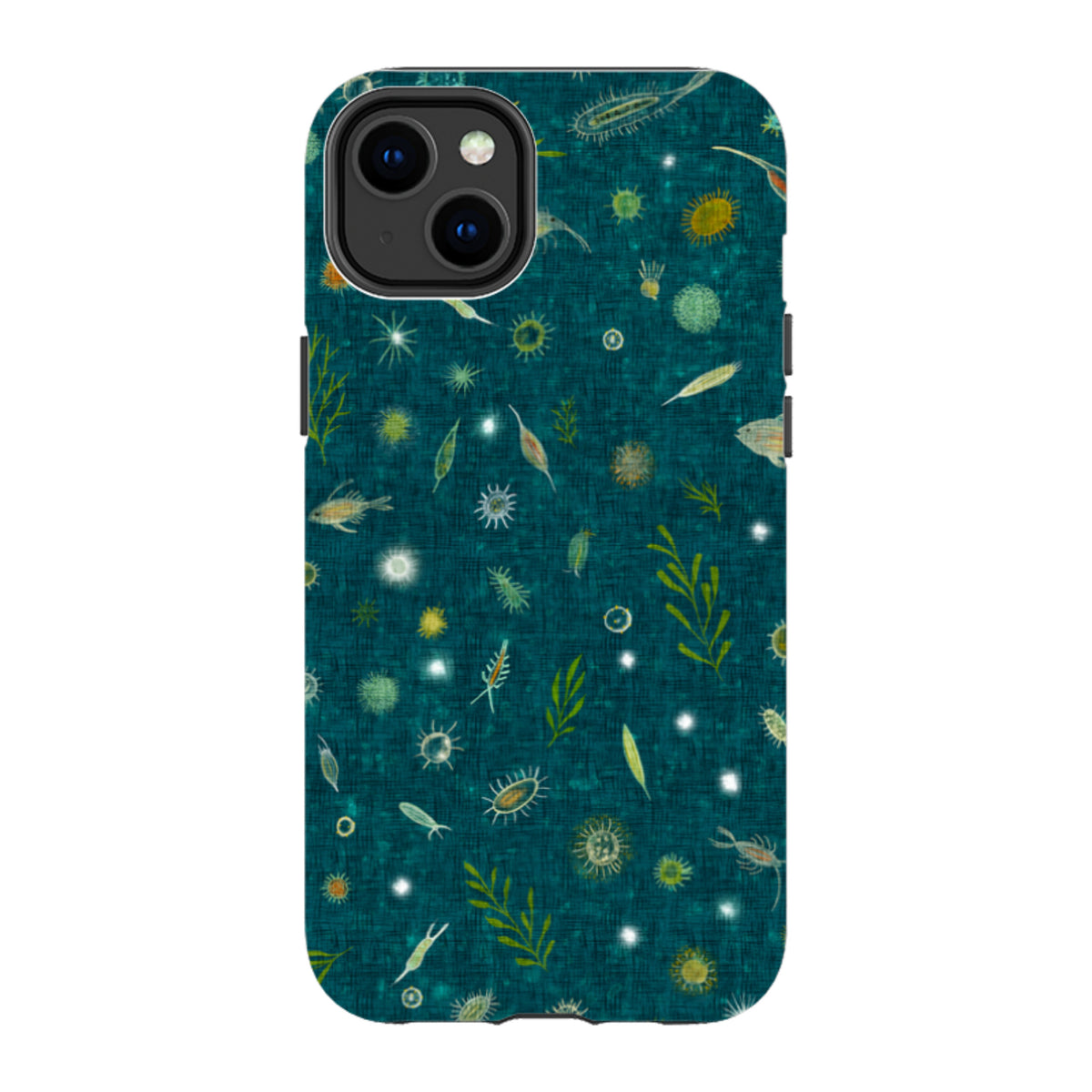 iPhone Tough Case - Plankton - Steel Blue By Katherine Quinn