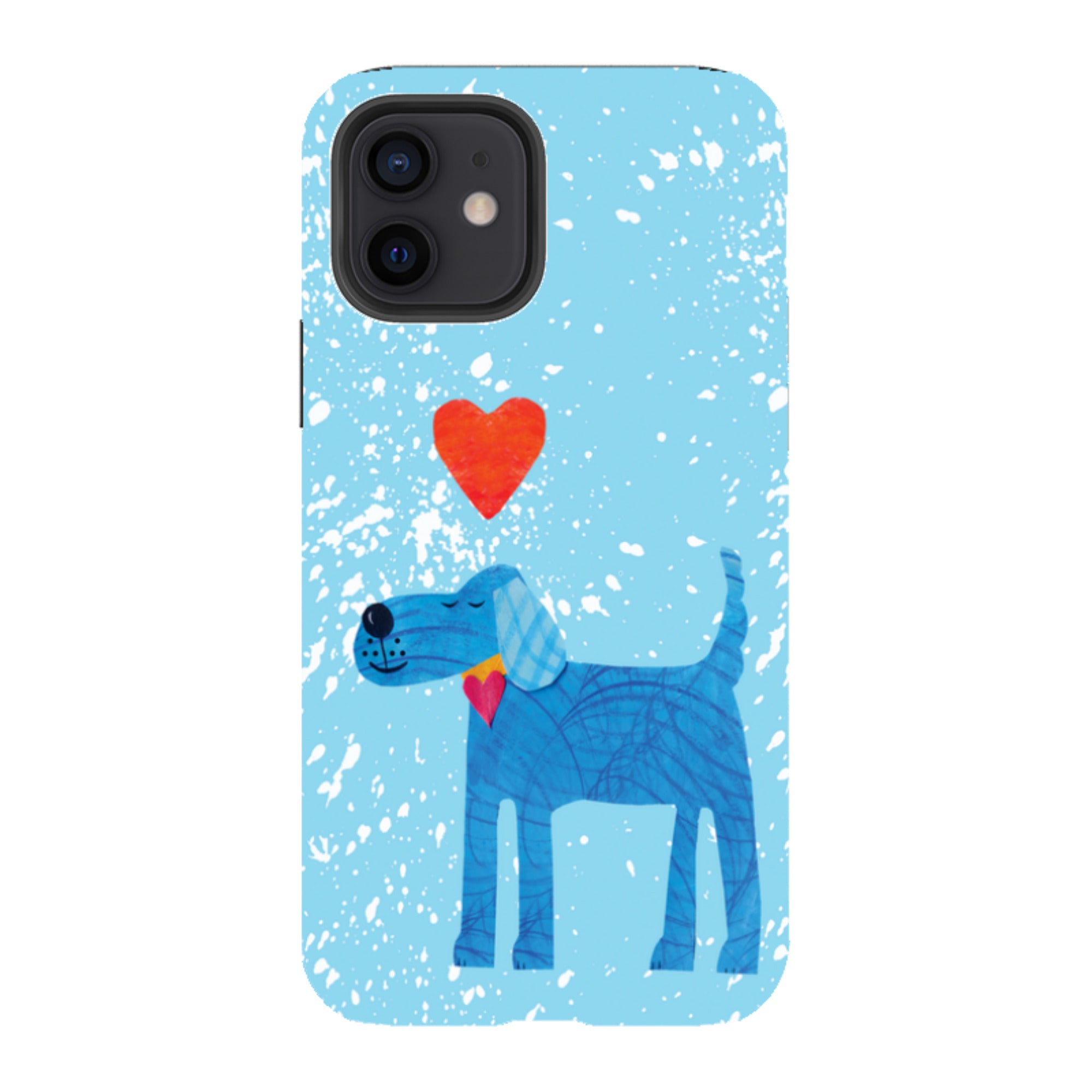 iPhone Tough Case - Blue Dog By Tracey English