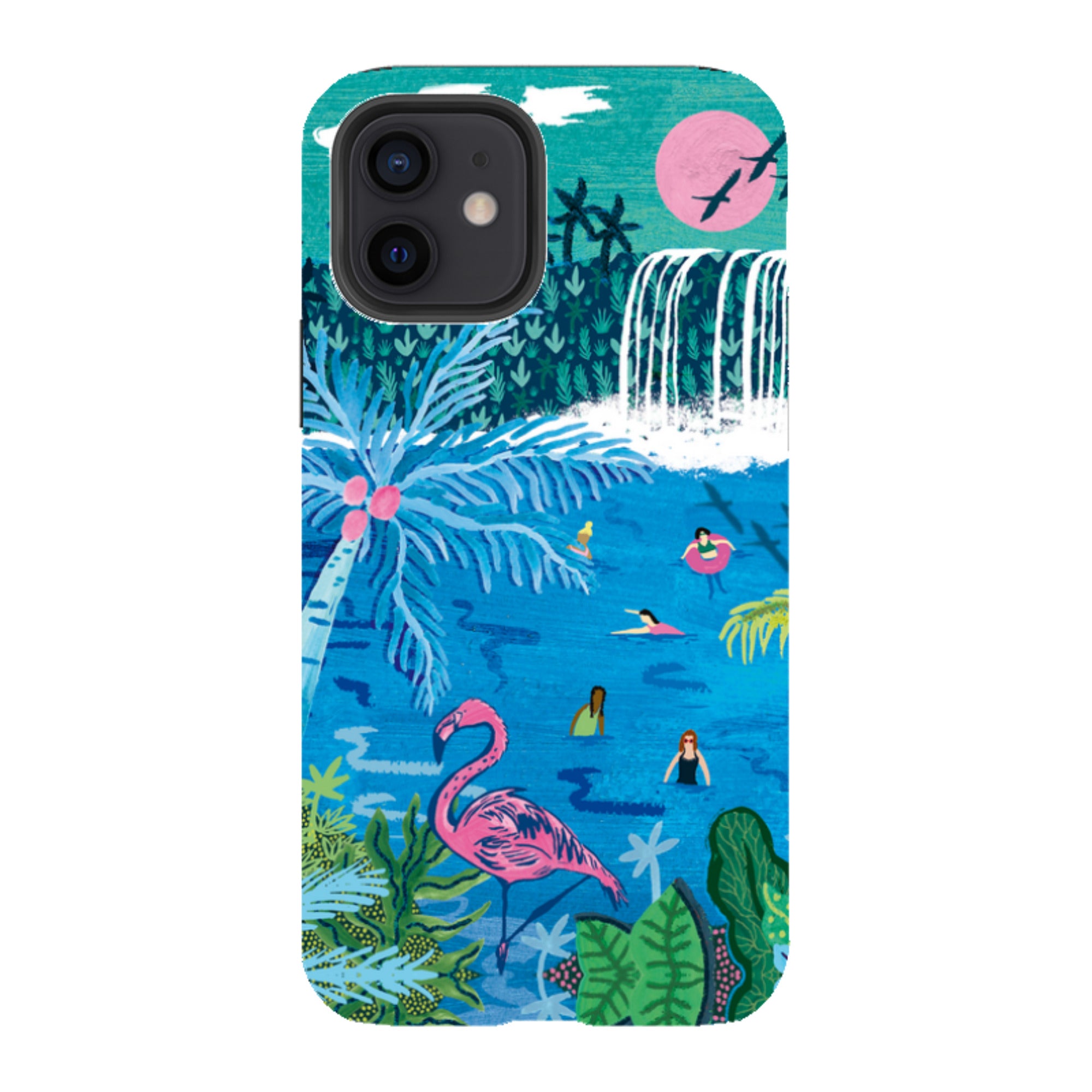 iPhone Tough Case - Palm Pool By Emma Frances Grant