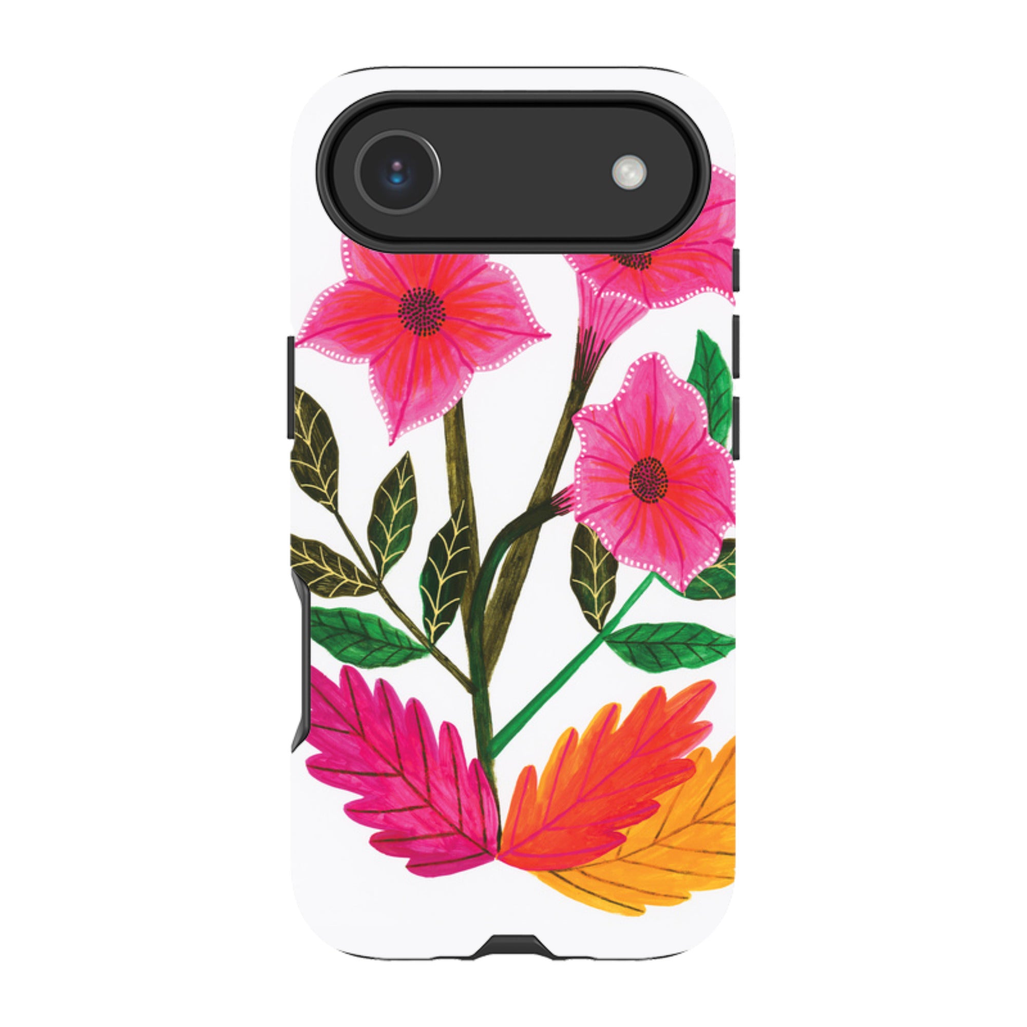 iPhone Tough Case - Trumpet Flowers By Lee Foster Wilson