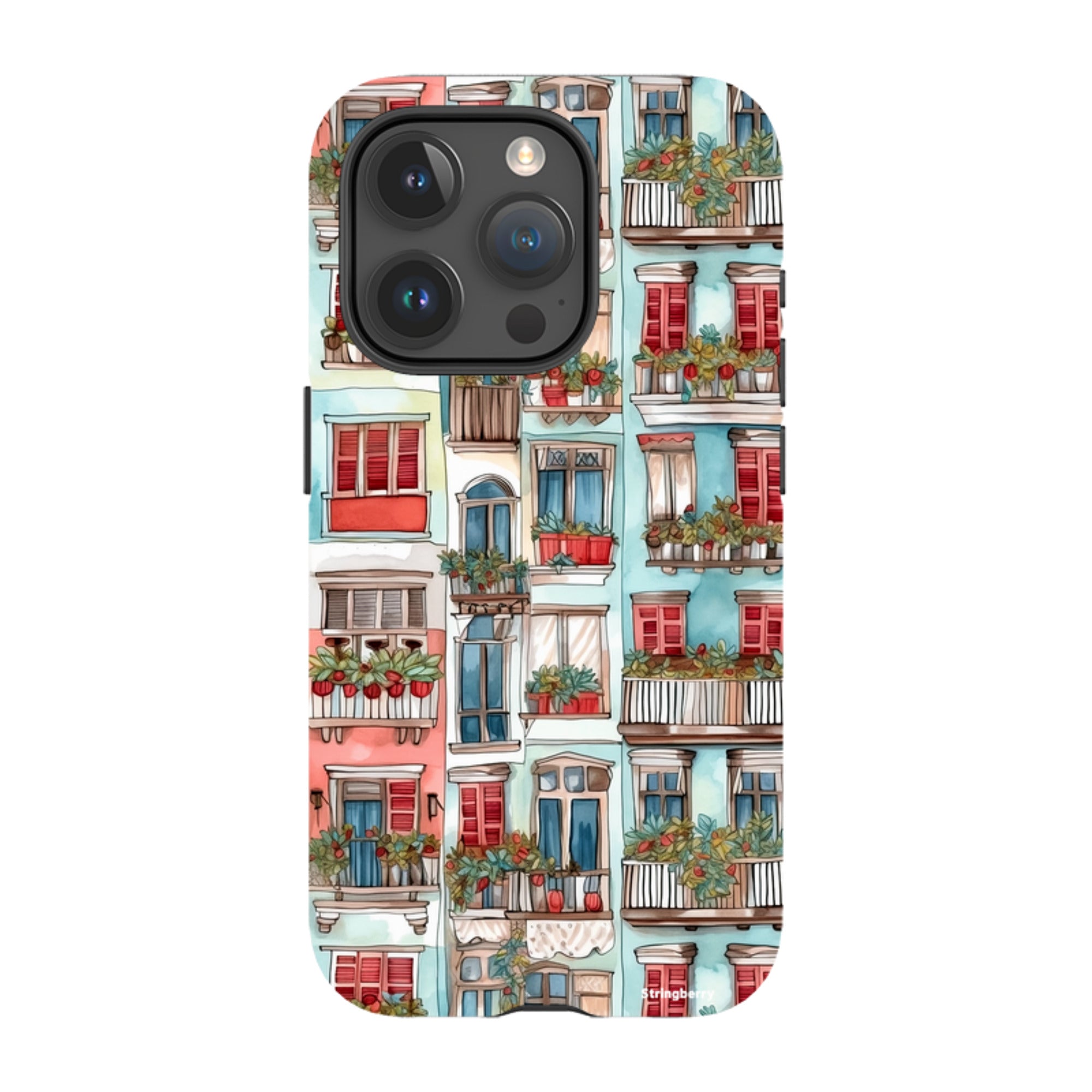 iPhone MagSafe Tough Case - Floral Balcony