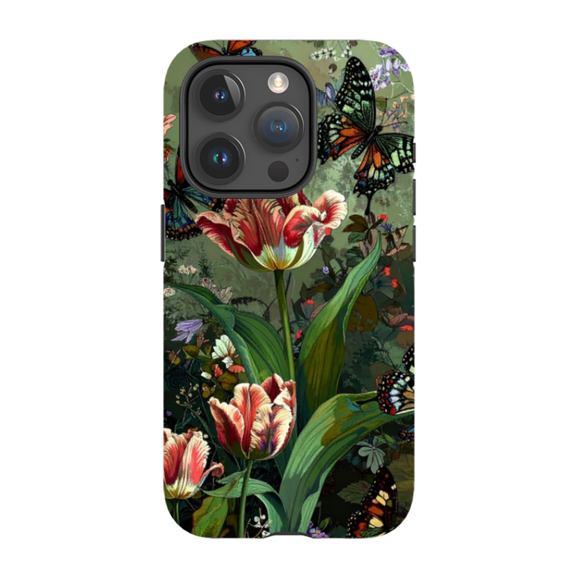 iPhone MagSafe Tough Case - Green Vyne Butterflies