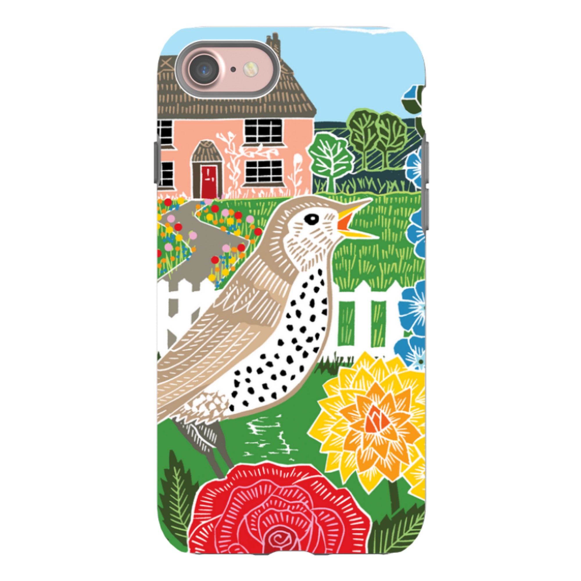 iPhone Tough Case - Cottage Garden By Kate Heiss
