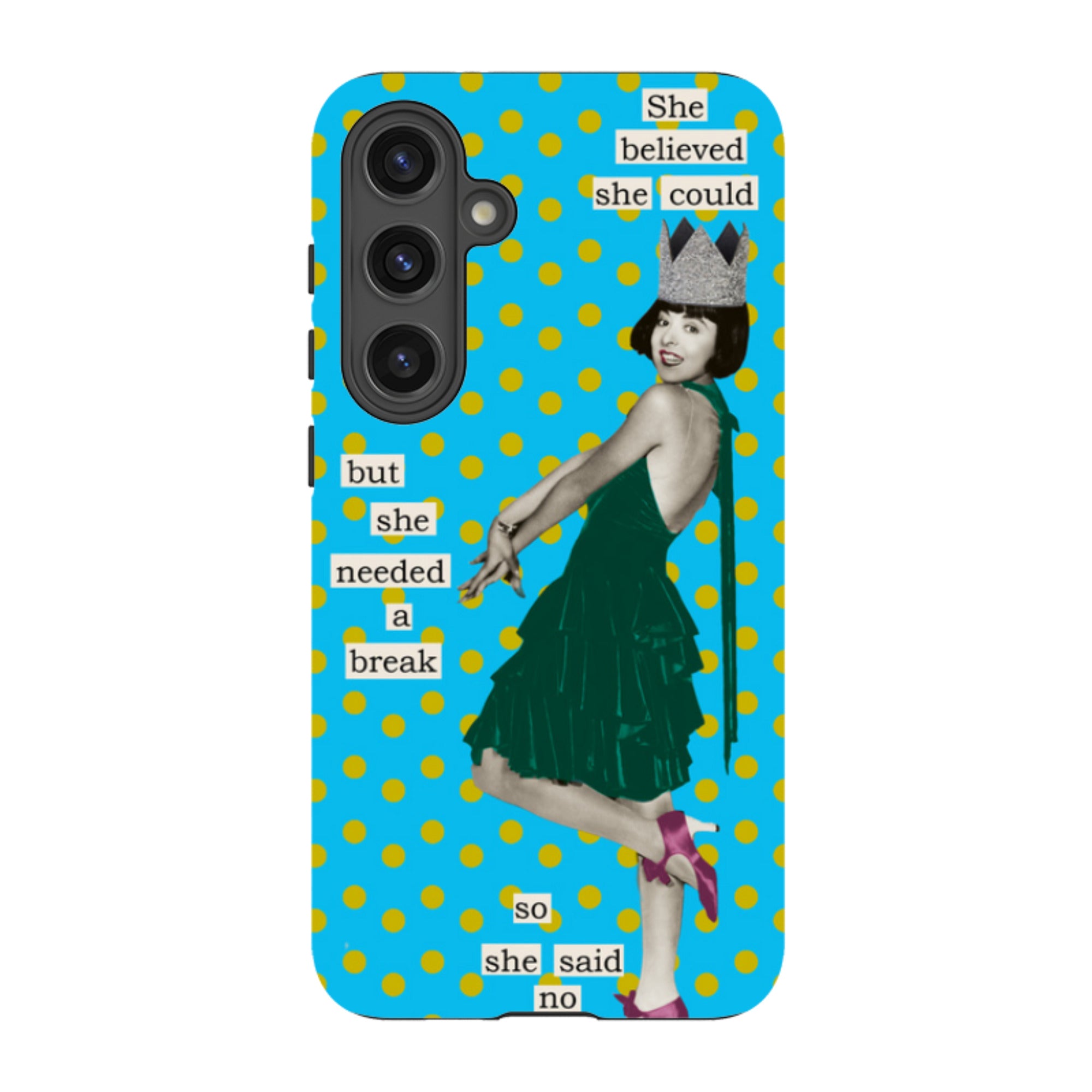 Samsung Tough Case - She Believed She Could By Clare Jordan