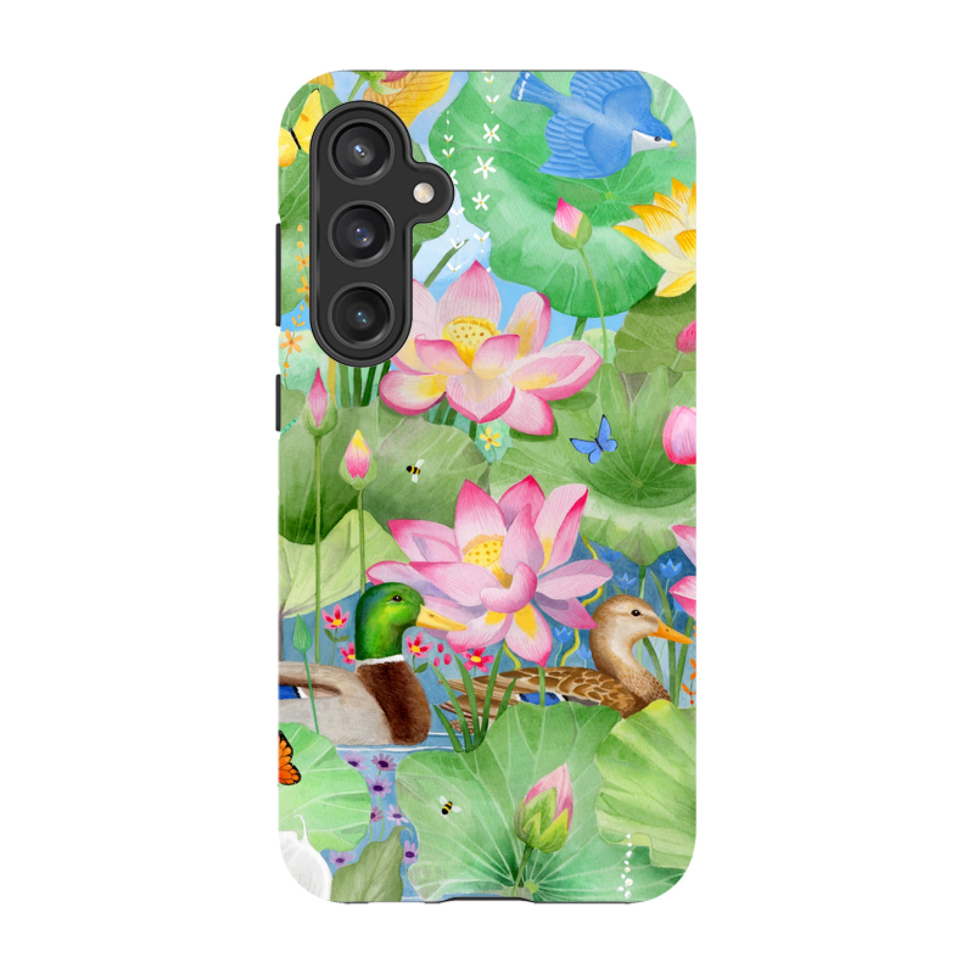 Samsung Tough Case - Waterlily Pond By Bex Parkin