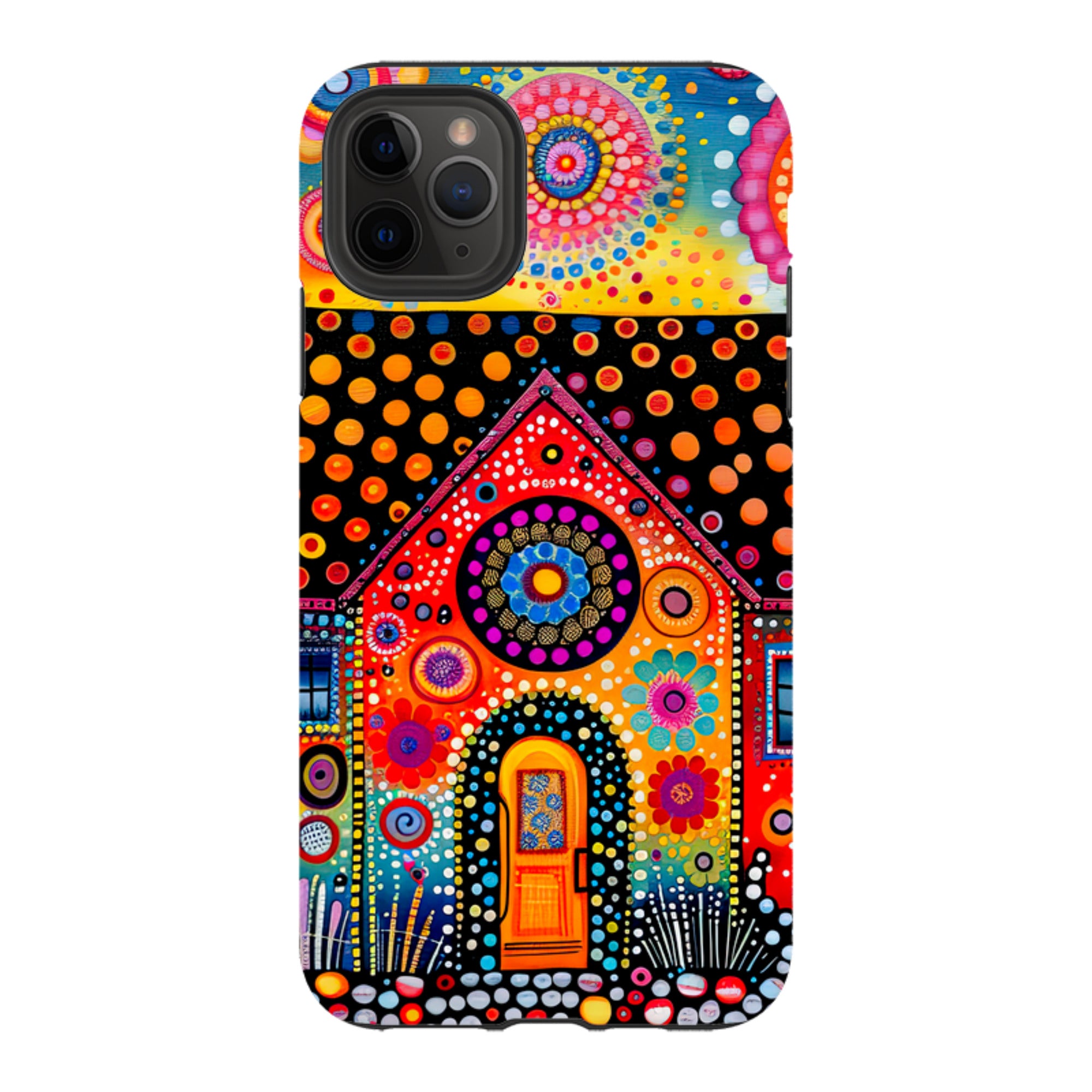iPhone Case - Folk Art House IV