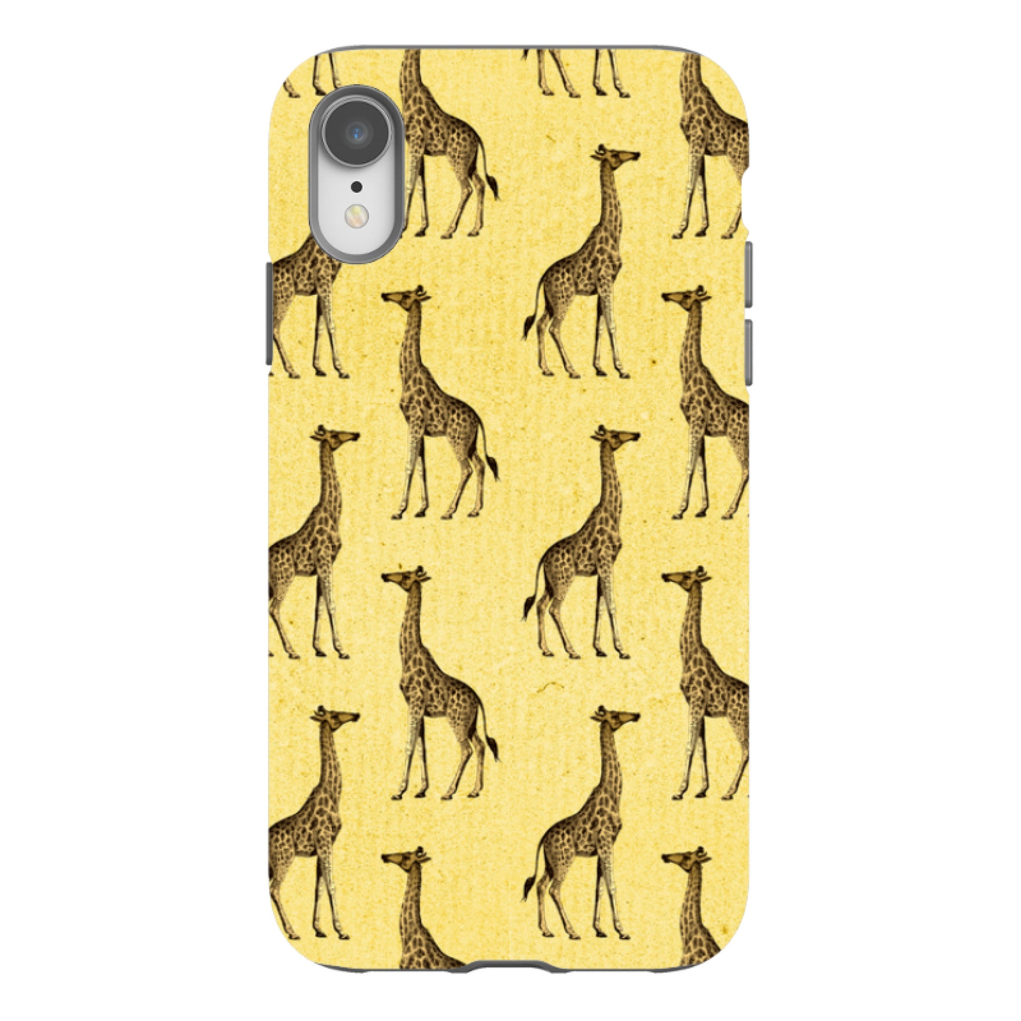 iPhone Tough Case - Yellow Giraffe