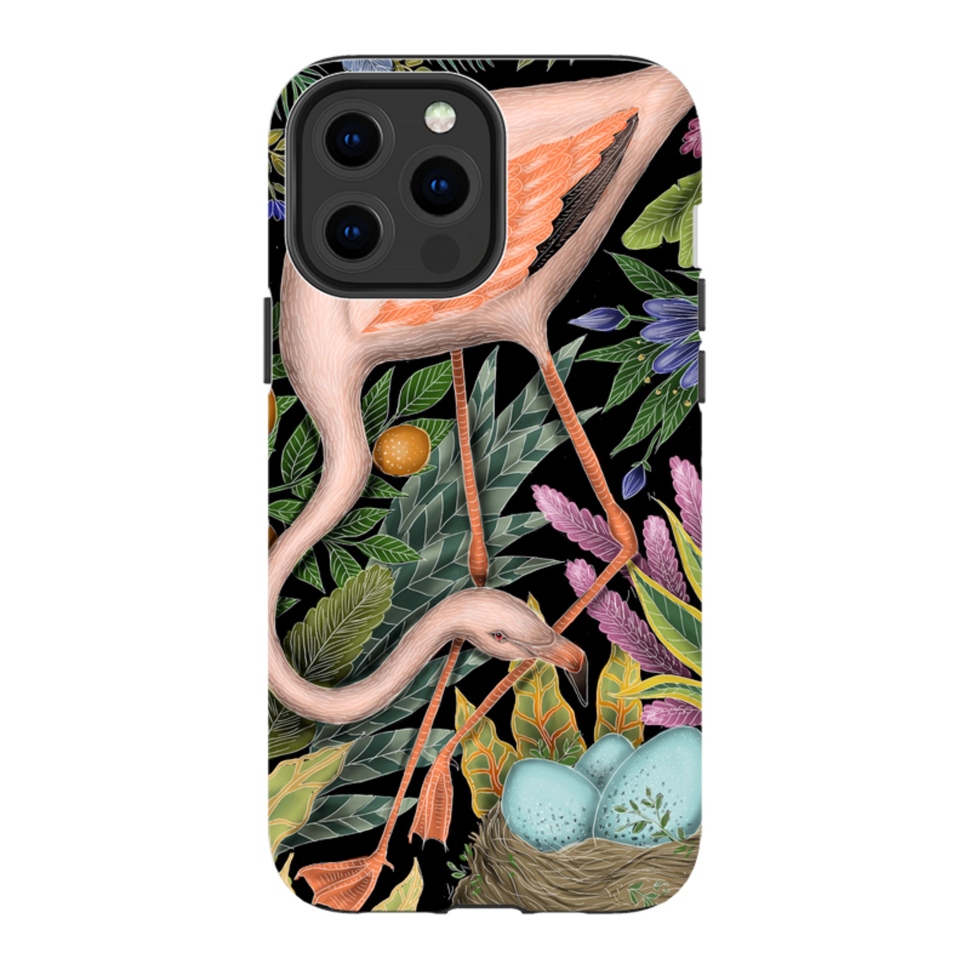 iPhone MagSafe Tough Case - Flamingo By Catherine Rowe