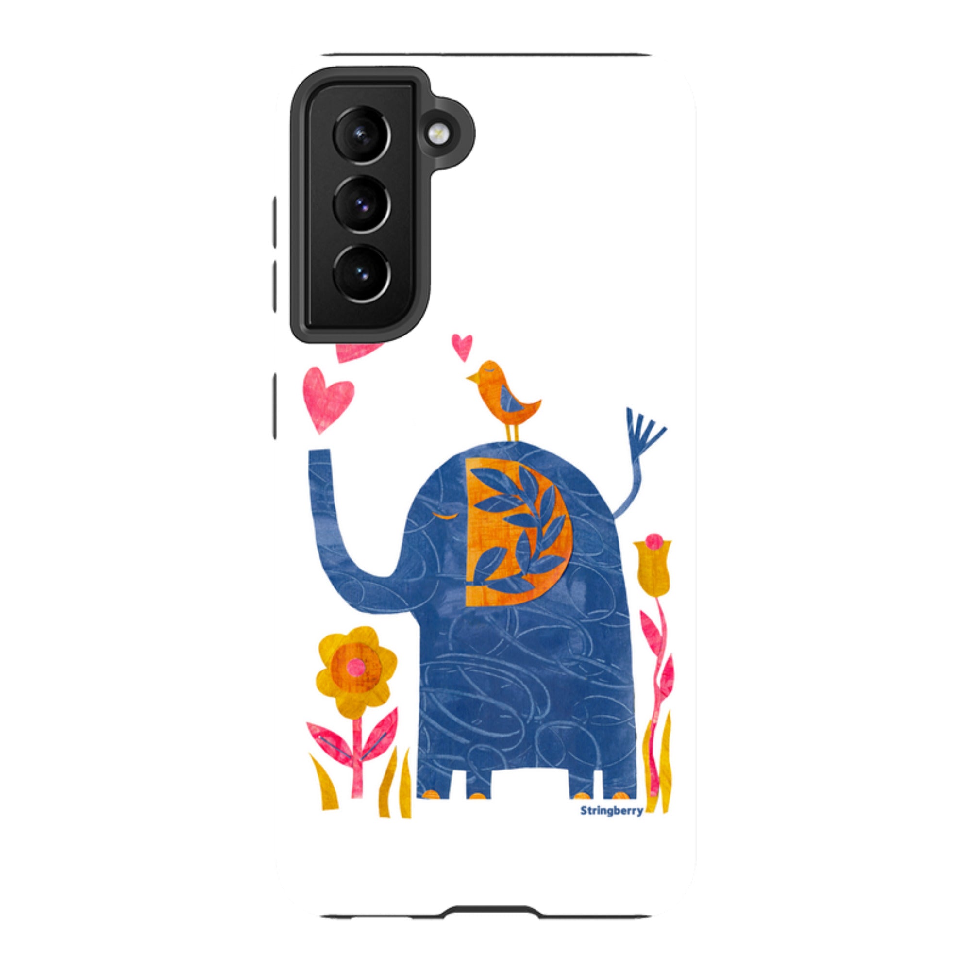 Samsung Tough Case - Elephant In Love By Tracey English