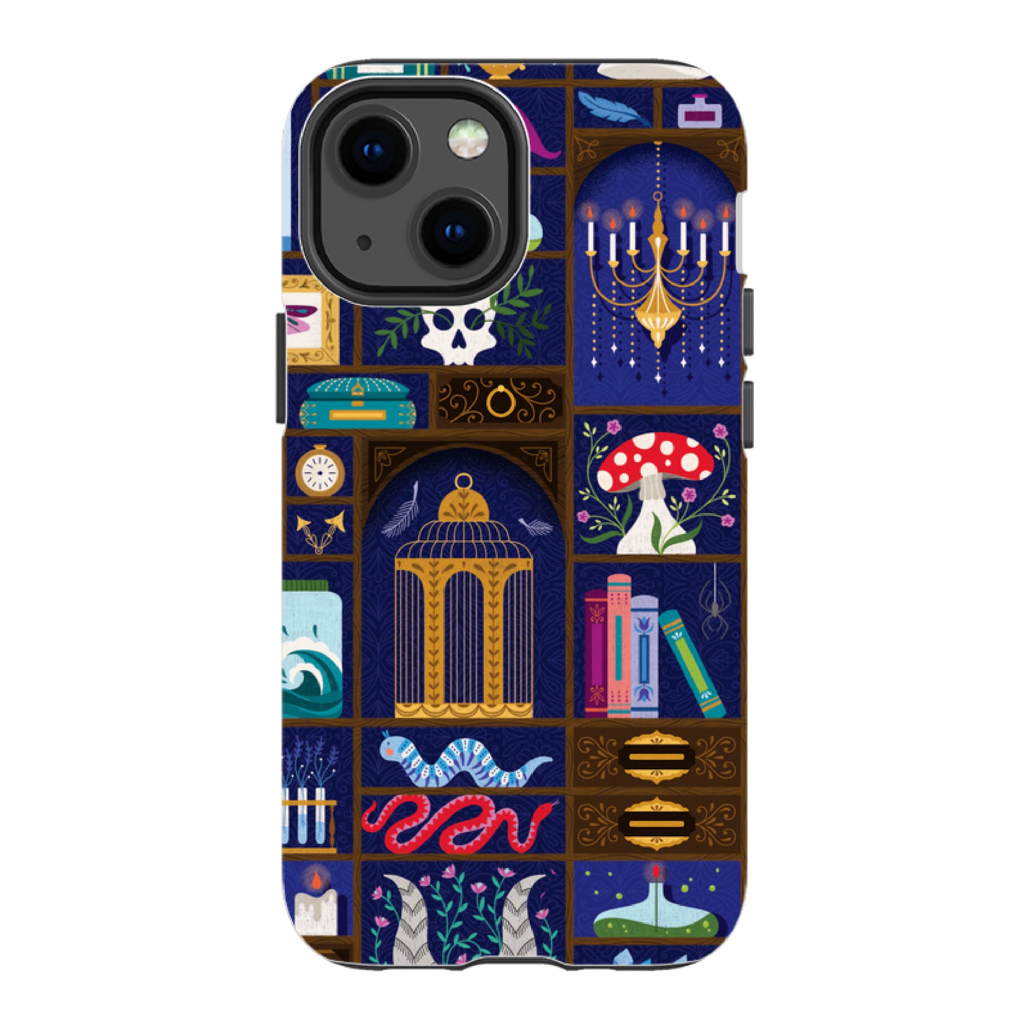 iPhone Tough Case - Cabinet Of Curiosities By Jenny Zemanek
