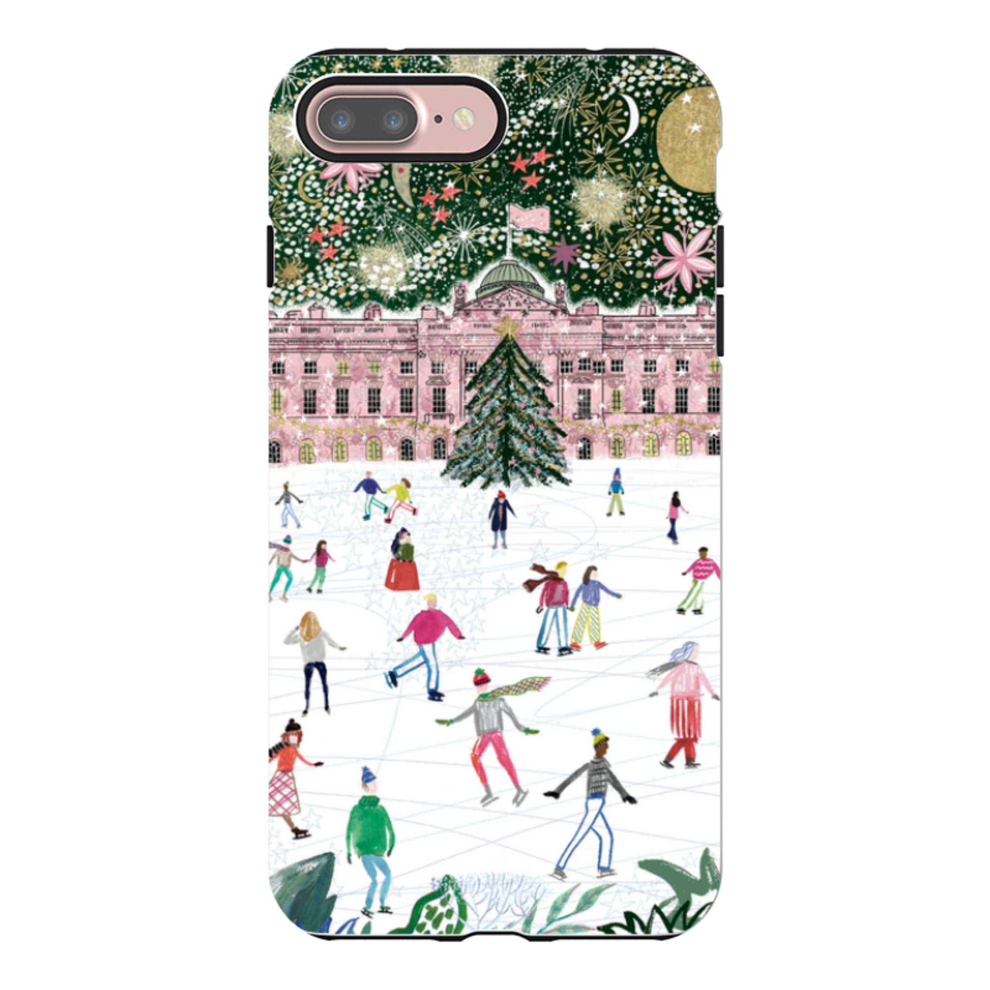 iPhone Tough Case - Skating At Somerset House By Emma Frances Grant