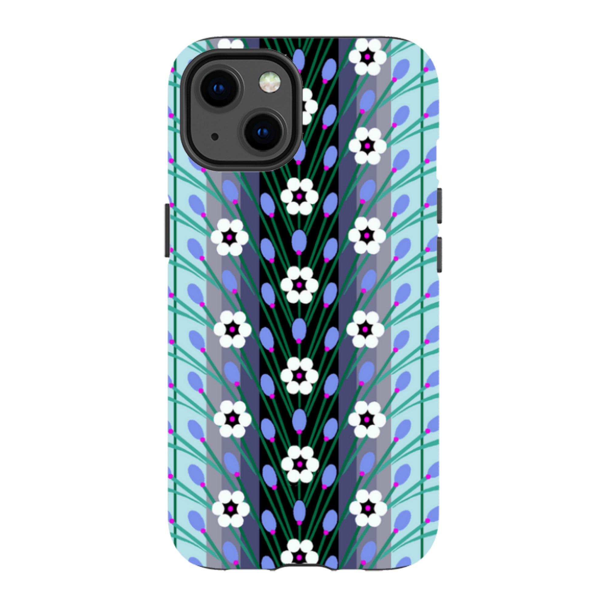 iPhone MagSafe Tough Case - Lavender Blue By Cressida Bell