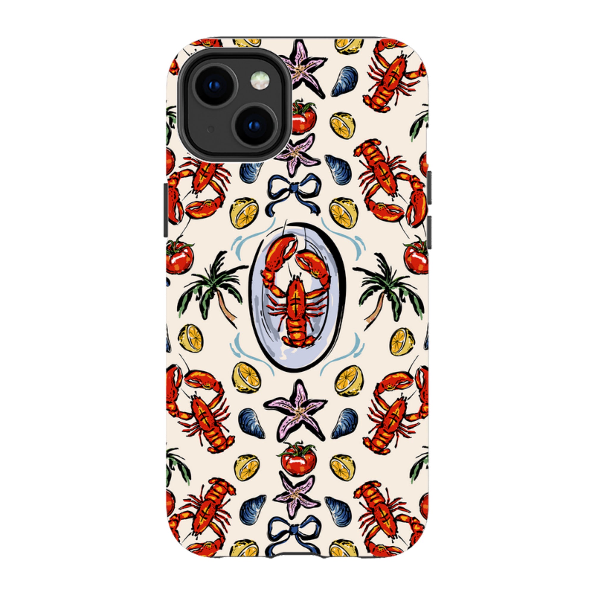 iPhone MagSafe Tough Case - Seafood and Palm Trees