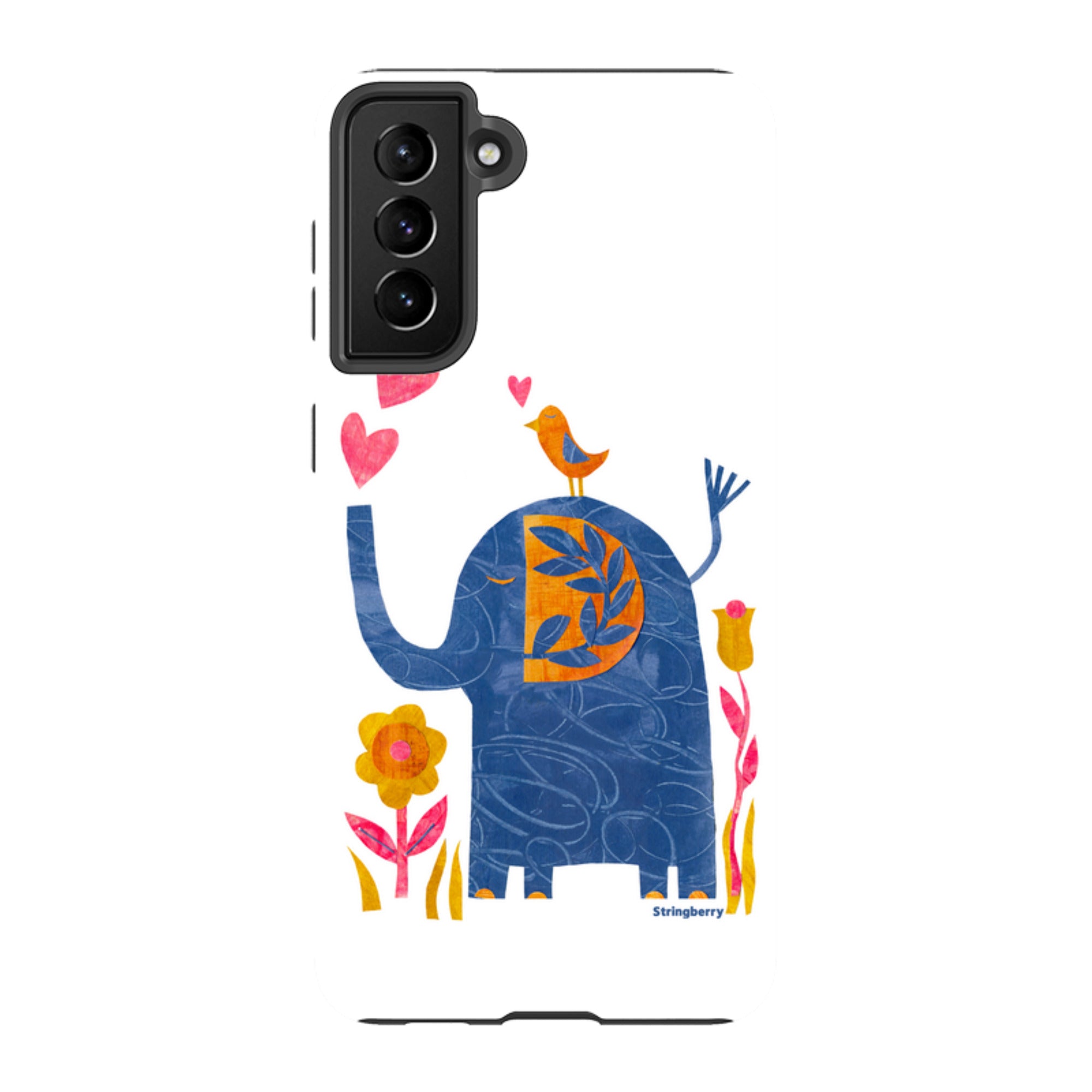 Samsung Tough Case - Elephant In Love By Tracey English