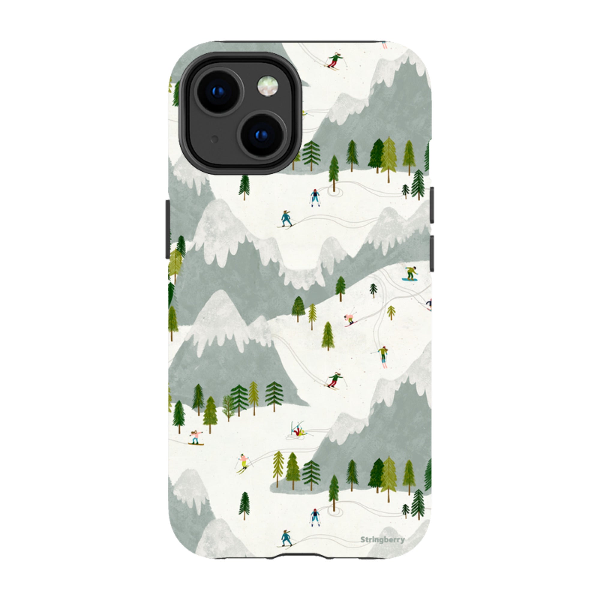 iPhone Tough Case - Winter Landscape I By Katherine Quinn