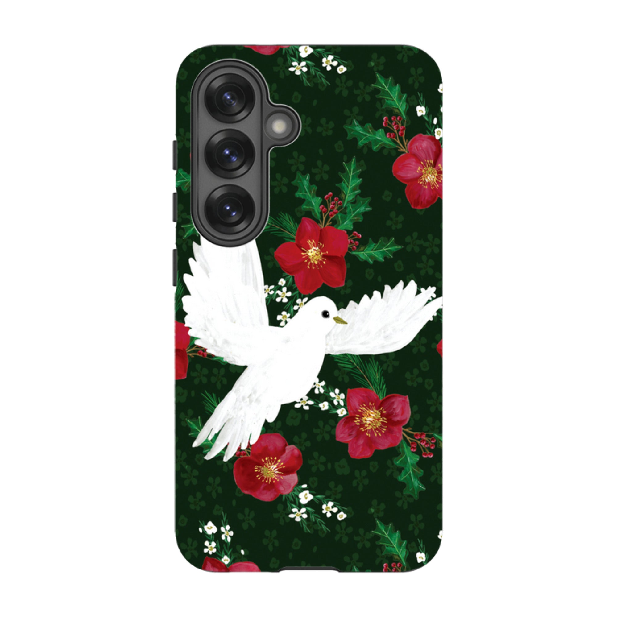 Samsung Tough Case - Dove and Floral By Abby Jacobs