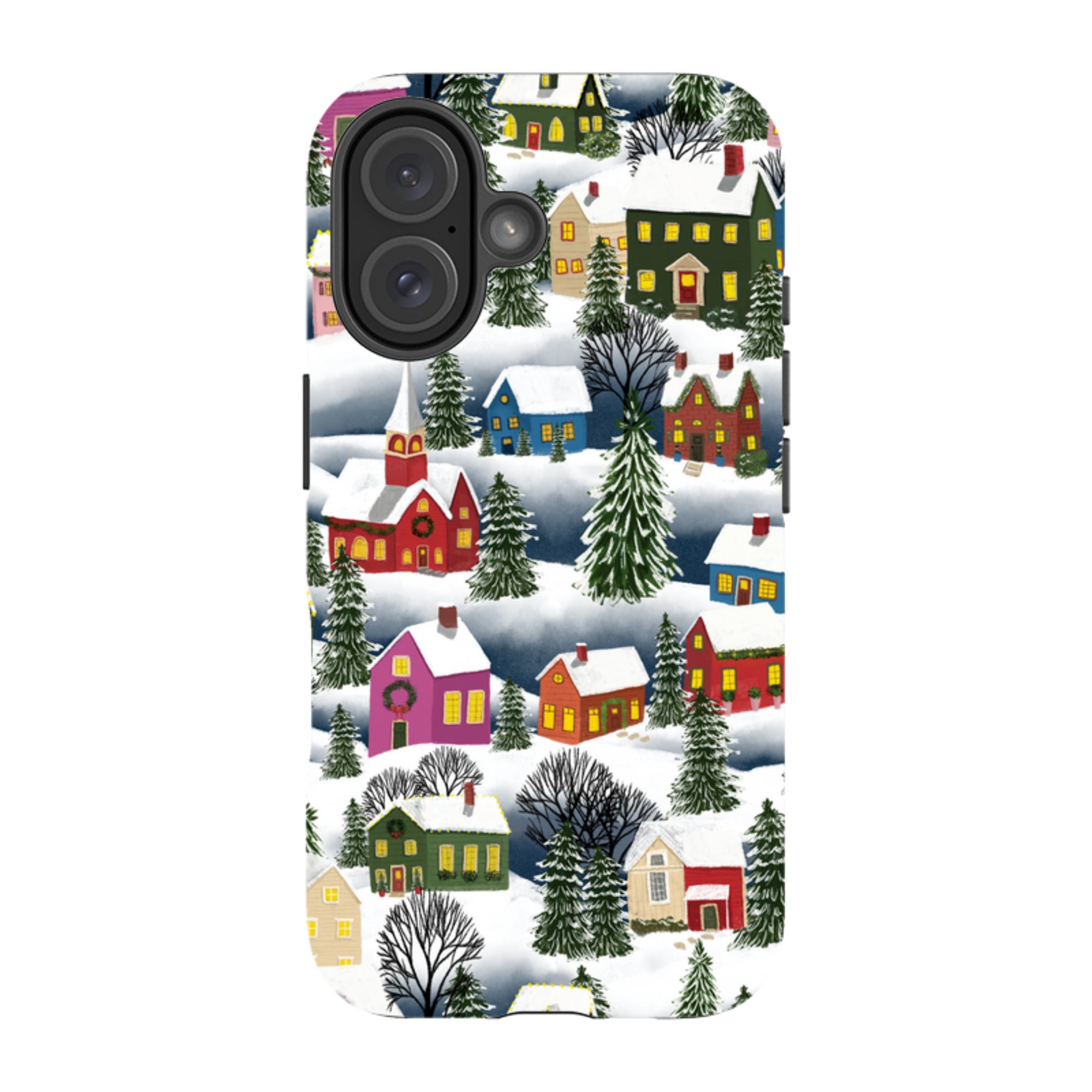 iPhone MagSafe Tough Case - Advent Street Town By Abby Jacobs