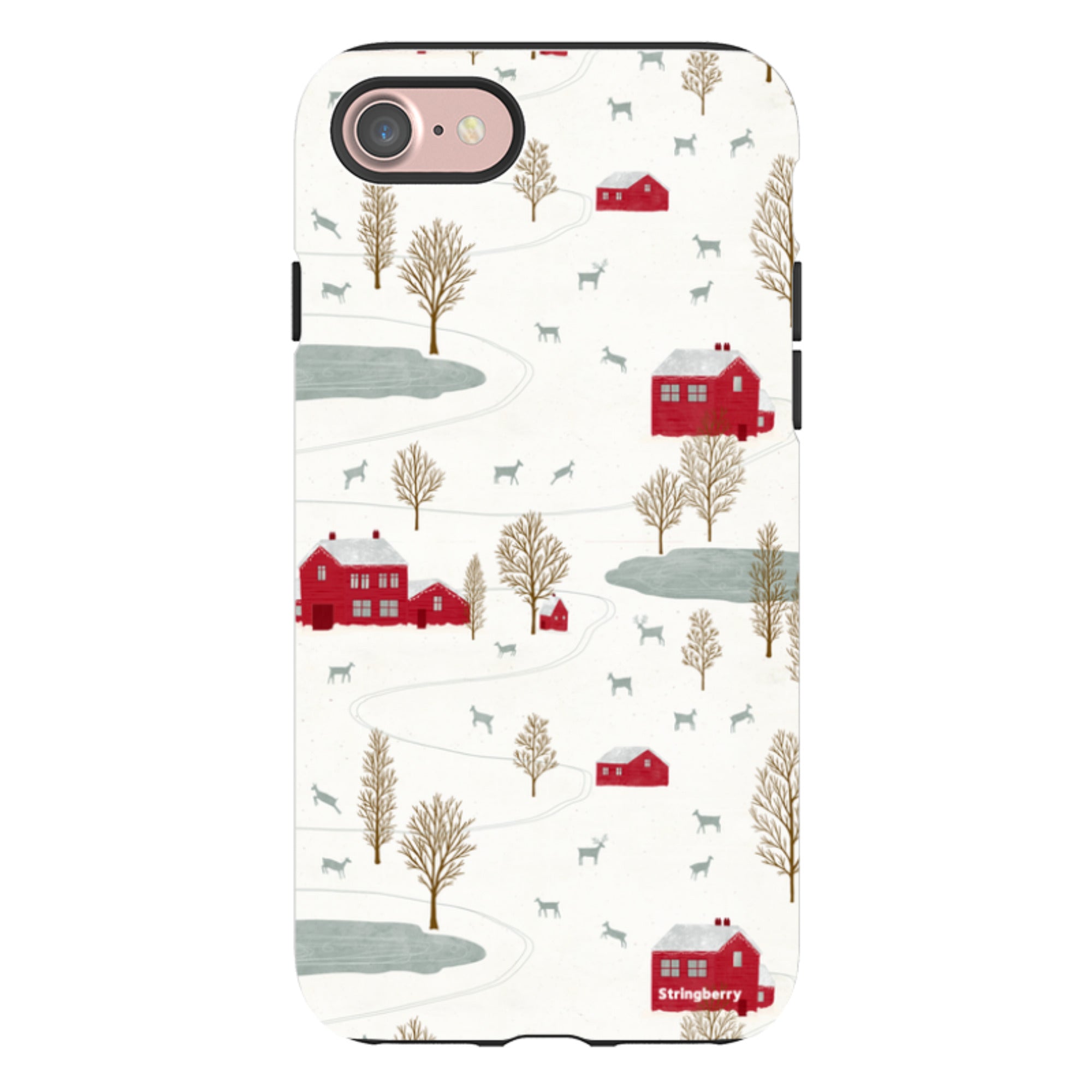 iPhone Tough Case - Winter Landscape II By Katherine Quinn