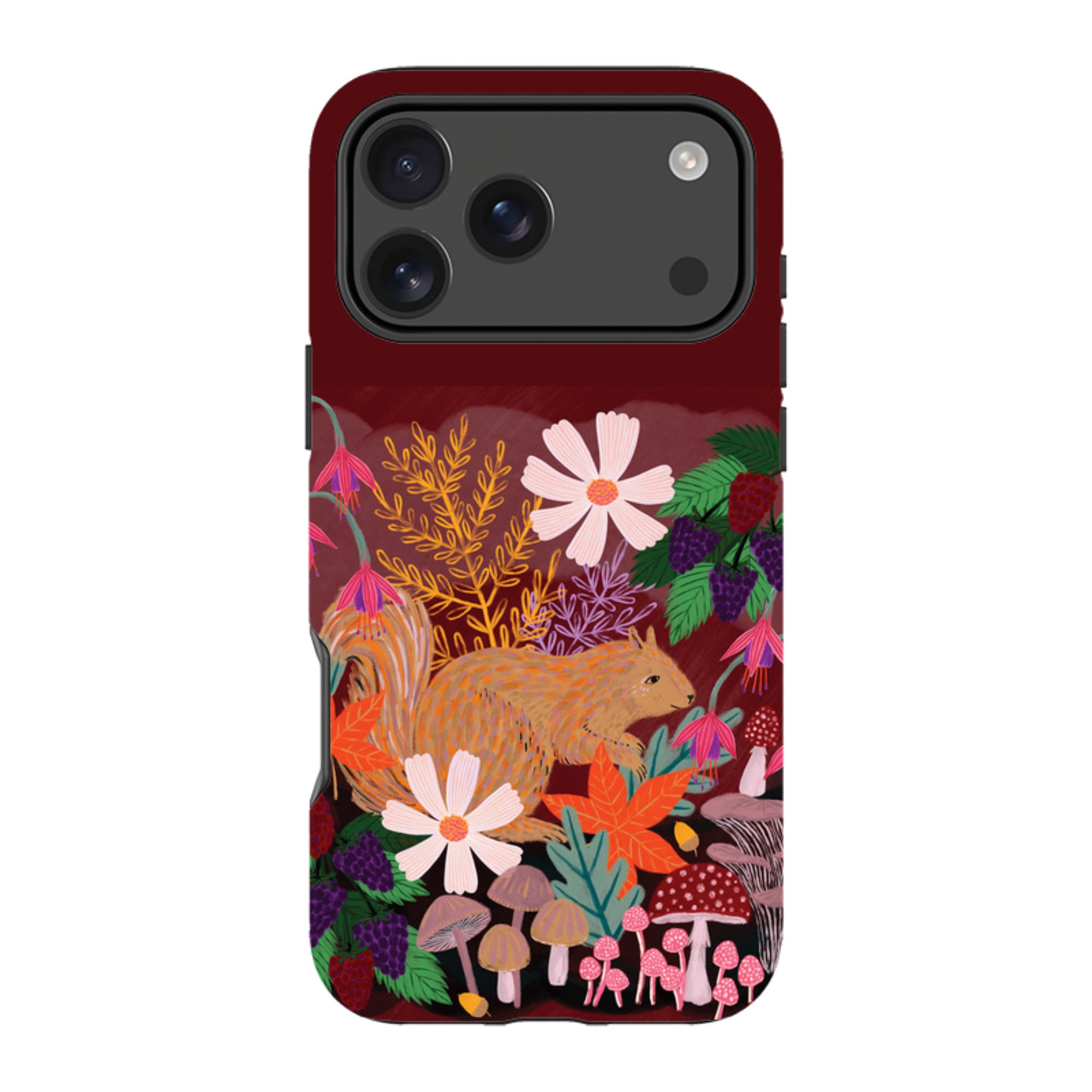 iPhone Tough Case - Autumn Squirrel By Lee Foster Wilson