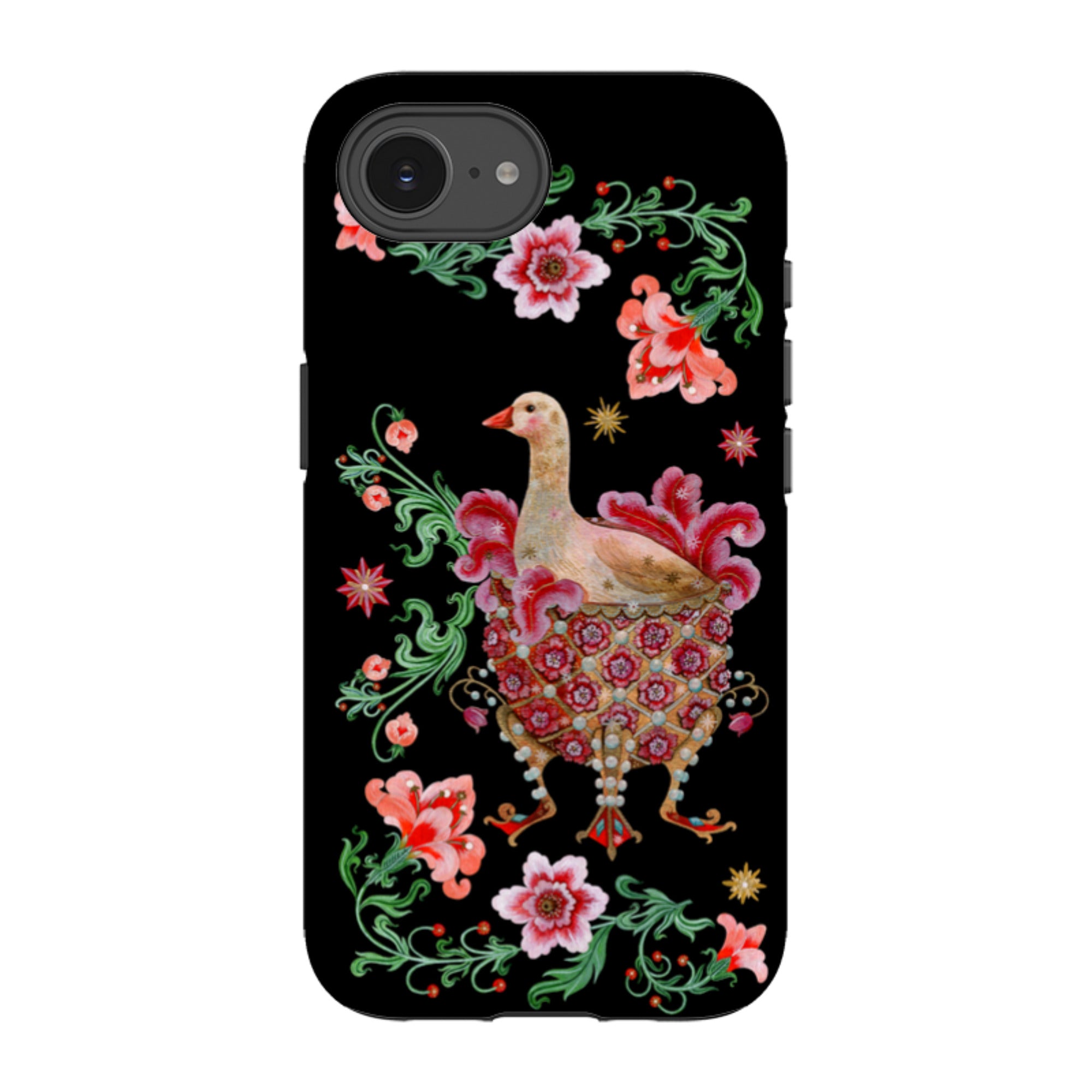iPhone Tough  Case - Six Geese A Laying By Maria Matos