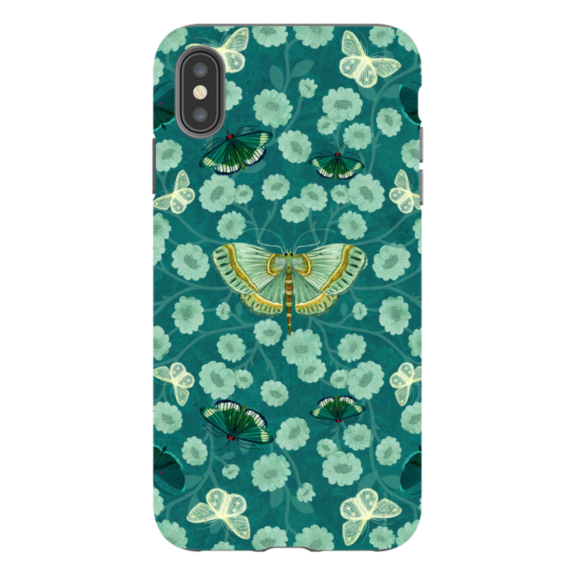 iPhone Tough Case - Medium Moth 2 By Katherine Quinn