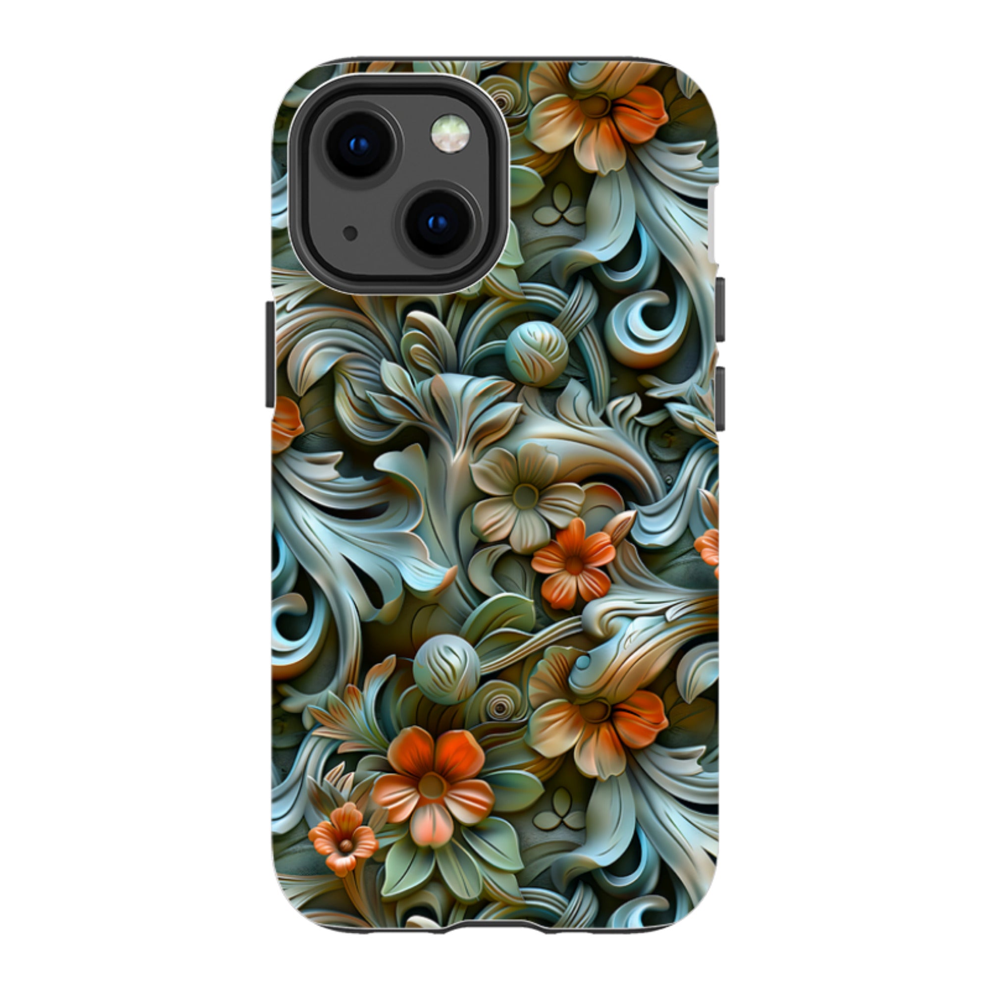 iPhone Tough Case -Clover Floral