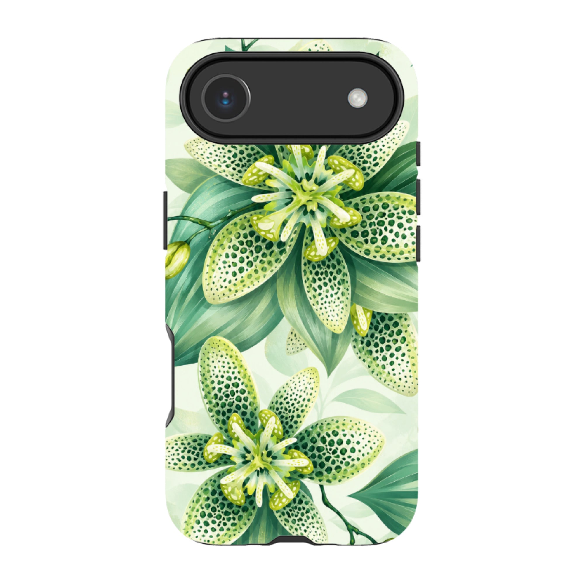 iPhone MagSafe Tough Case - Sage Green Lily