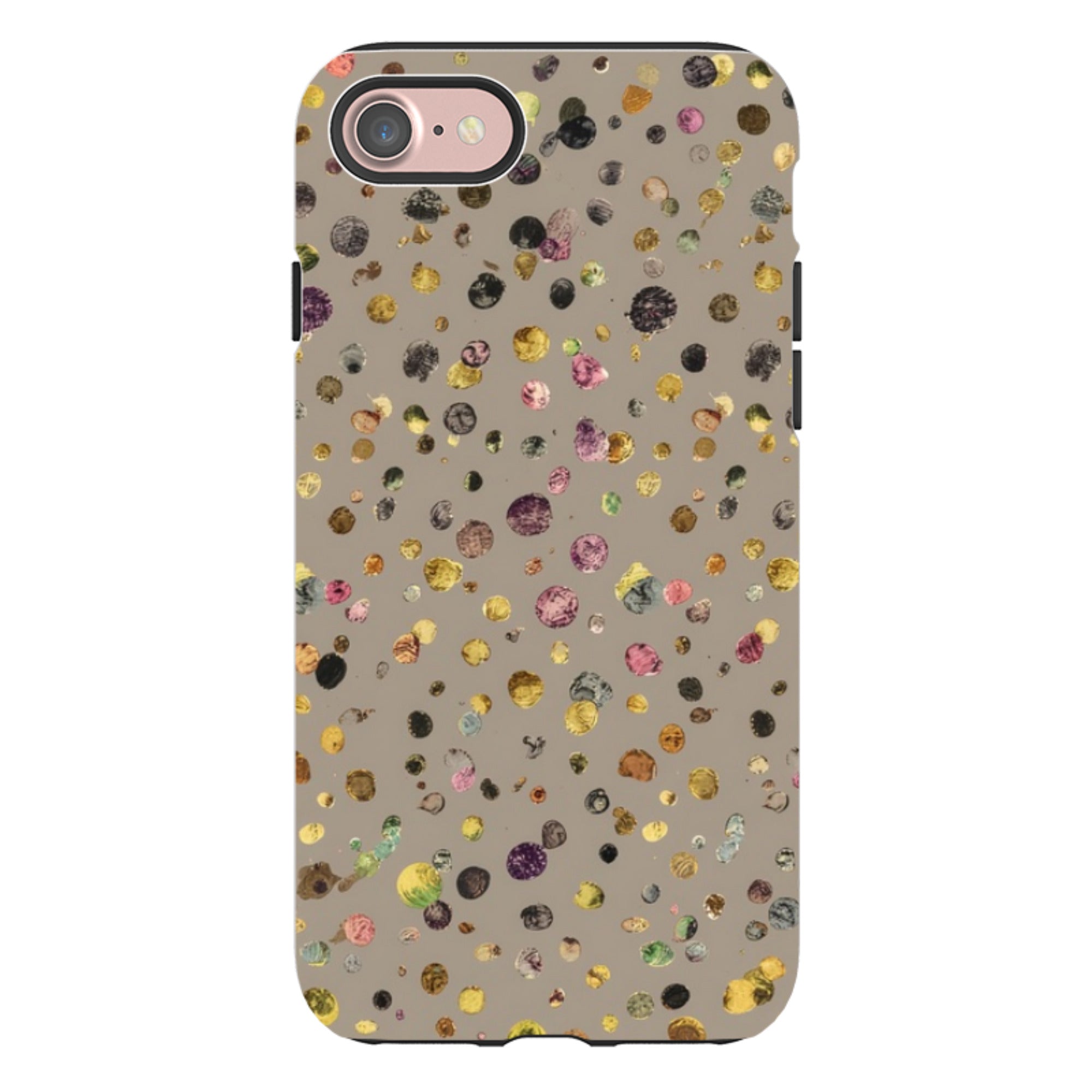 iPhone Case - Grey Polka